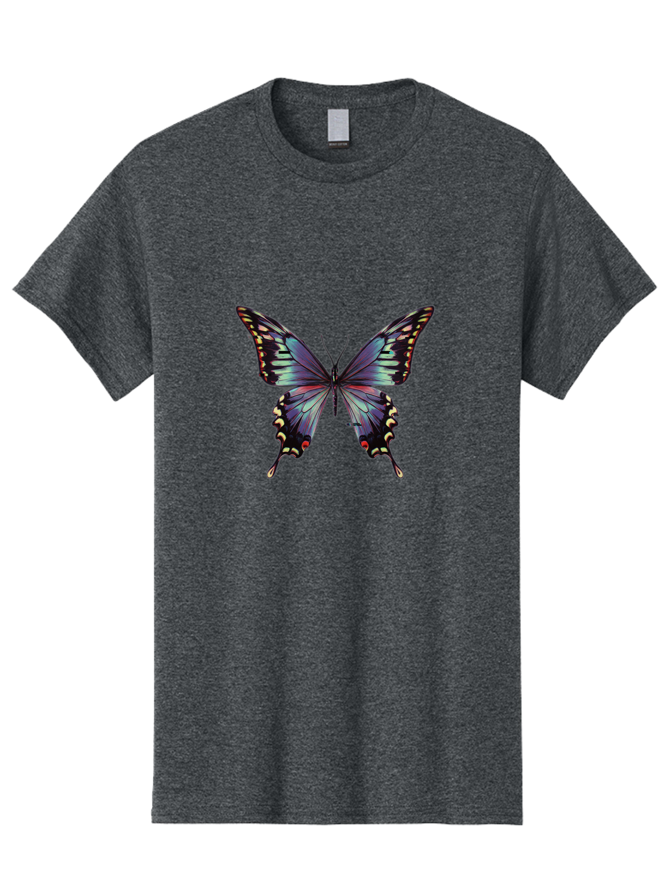 Butterfly-14 Men'S Graphic Tee, 100% Cotton, Comfortable Casual Summer Wear, Machine Washable, Vintage Camera, Old Camera, Antique Camera, Black Camera, Classic Photography, Photography Equipment, Nostalgic Device, Film Camera, Camera Art Bah646