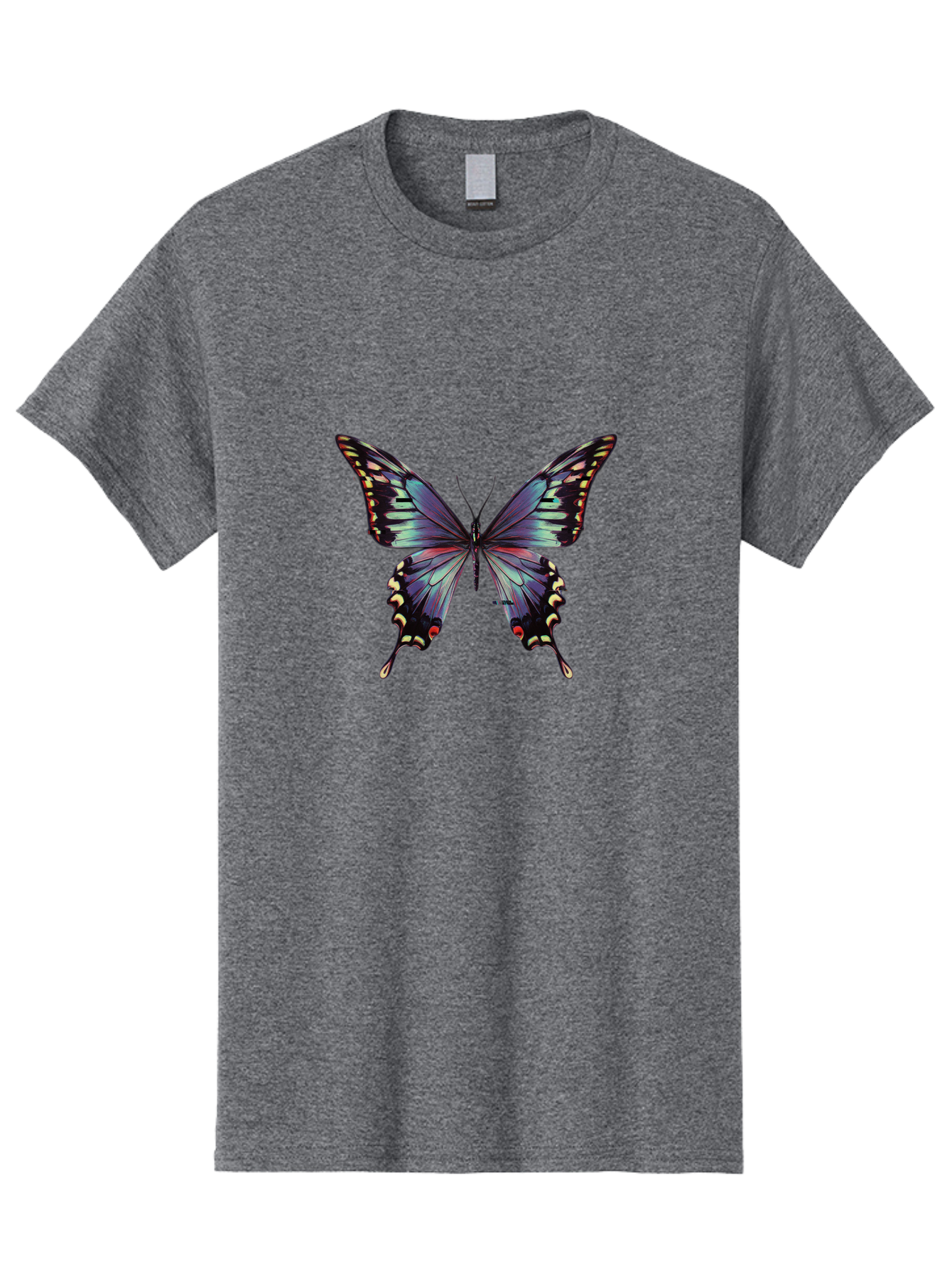 Butterfly-14 Men'S Graphic Tee, 100% Cotton, Comfortable Casual Summer Wear, Machine Washable, Vintage Camera, Old Camera, Antique Camera, Black Camera, Classic Photography, Photography Equipment, Nostalgic Device, Film Camera, Camera Art Bah646