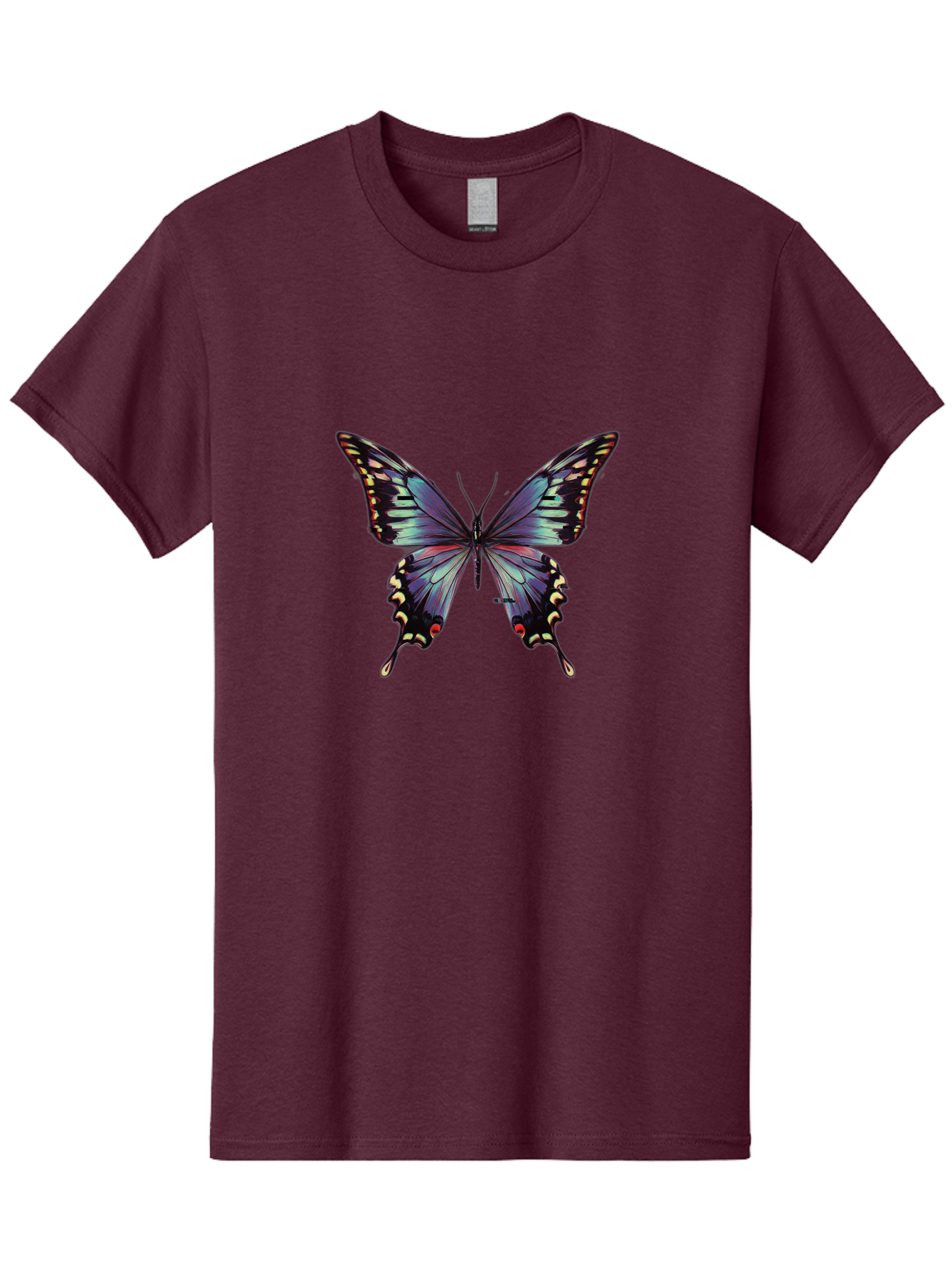 Butterfly-14 Men'S Graphic Tee, 100% Cotton, Comfortable Casual Summer Wear, Machine Washable, Vintage Camera, Old Camera, Antique Camera, Black Camera, Classic Photography, Photography Equipment, Nostalgic Device, Film Camera, Camera Art Bah646