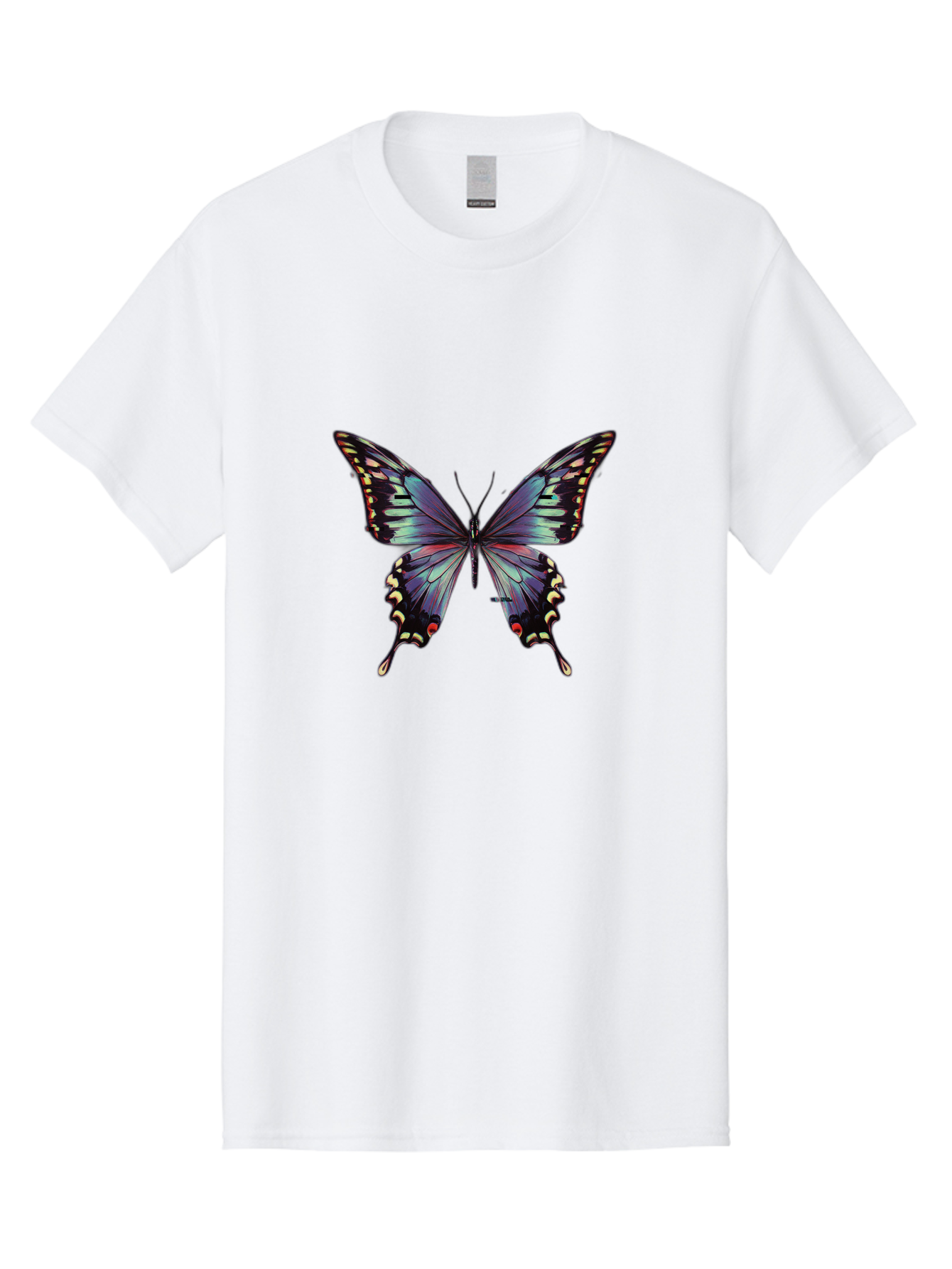Butterfly-14 Men'S Graphic Tee, 100% Cotton, Comfortable Casual Summer Wear, Machine Washable, Vintage Camera, Old Camera, Antique Camera, Black Camera, Classic Photography, Photography Equipment, Nostalgic Device, Film Camera, Camera Art Bah646