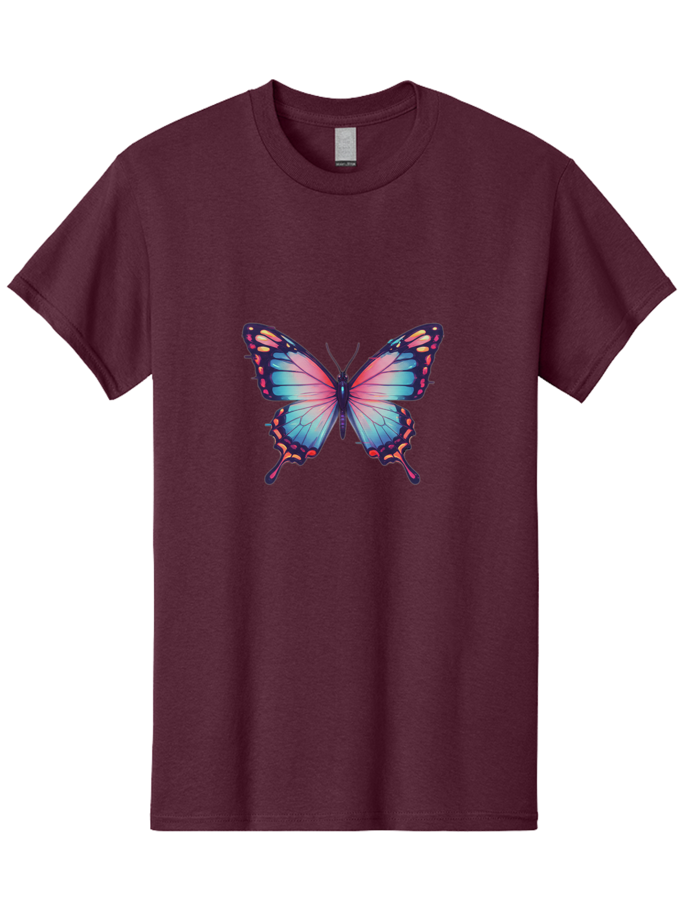 Butterfly-15 Men'S Graphic Tee, 100% Cotton, Comfortable Casual Summer Wear, Machine Washable, Vintage Camera, Old Camera, Antique Camera, Black Camera, Classic Photography, Photography Equipment, Nostalgic Device, Film Camera, Camera Art Bah647