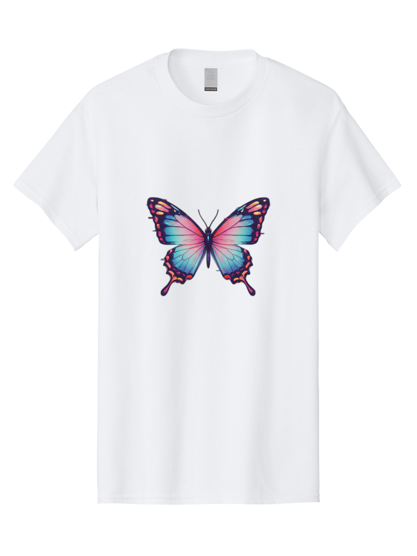 Butterfly-15 Men'S Graphic Tee, 100% Cotton, Comfortable Casual Summer Wear, Machine Washable, Vintage Camera, Old Camera, Antique Camera, Black Camera, Classic Photography, Photography Equipment, Nostalgic Device, Film Camera, Camera Art Bah647
