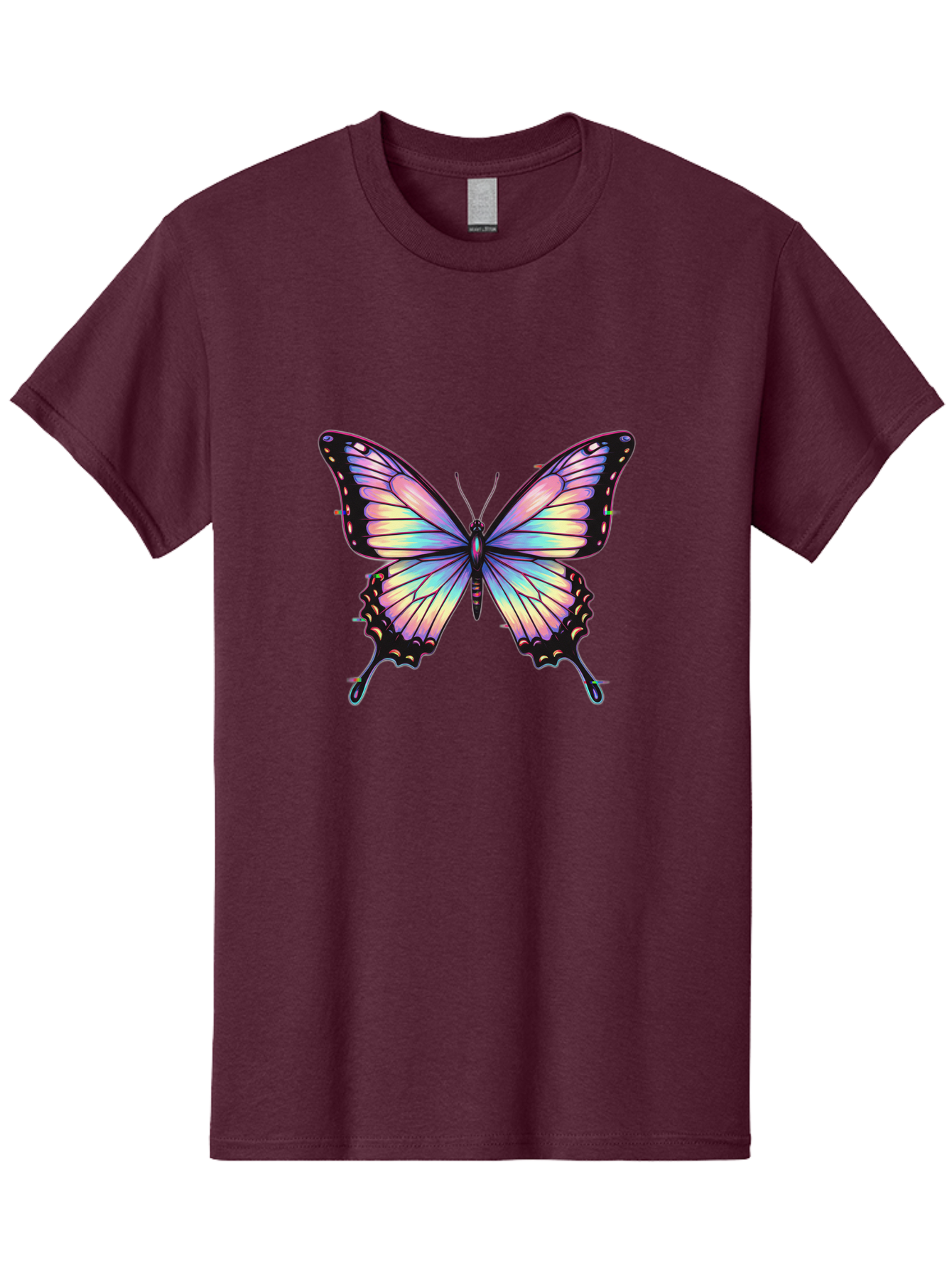 Butterfly-16 Men'S Graphic Tee, 100% Cotton, Comfortable Casual Summer Wear, Machine Washable, Vintage Camera, Old Camera, Antique Camera, Black Camera, Classic Photography, Photography Equipment, Nostalgic Device, Film Camera, Camera Art Bah648