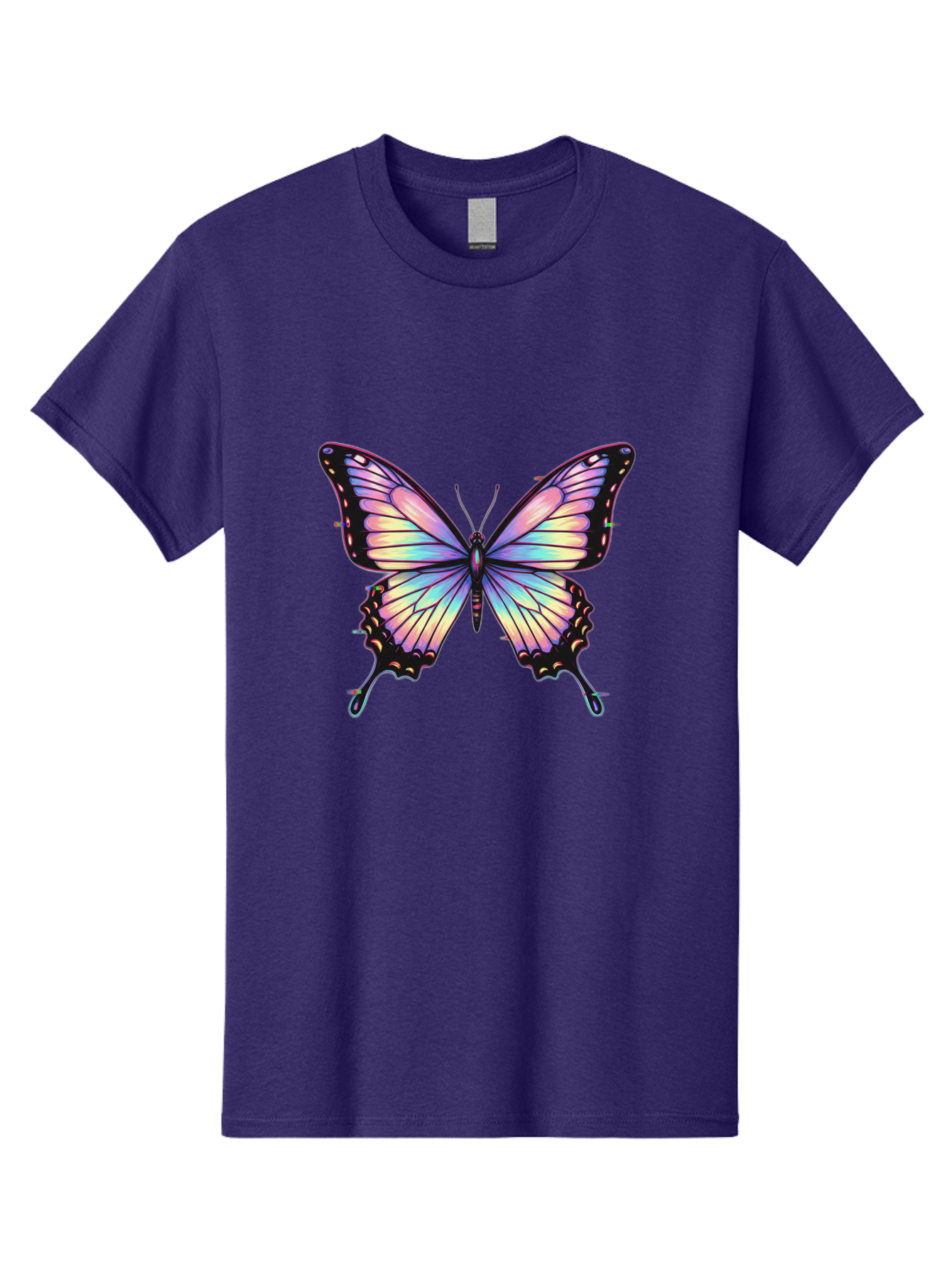 Butterfly-16 Men'S Graphic Tee, 100% Cotton, Comfortable Casual Summer Wear, Machine Washable, Vintage Camera, Old Camera, Antique Camera, Black Camera, Classic Photography, Photography Equipment, Nostalgic Device, Film Camera, Camera Art Bah648