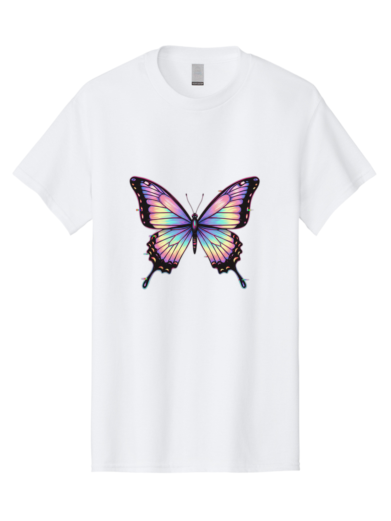 Butterfly-16 Men'S Graphic Tee, 100% Cotton, Comfortable Casual Summer Wear, Machine Washable, Vintage Camera, Old Camera, Antique Camera, Black Camera, Classic Photography, Photography Equipment, Nostalgic Device, Film Camera, Camera Art Bah648