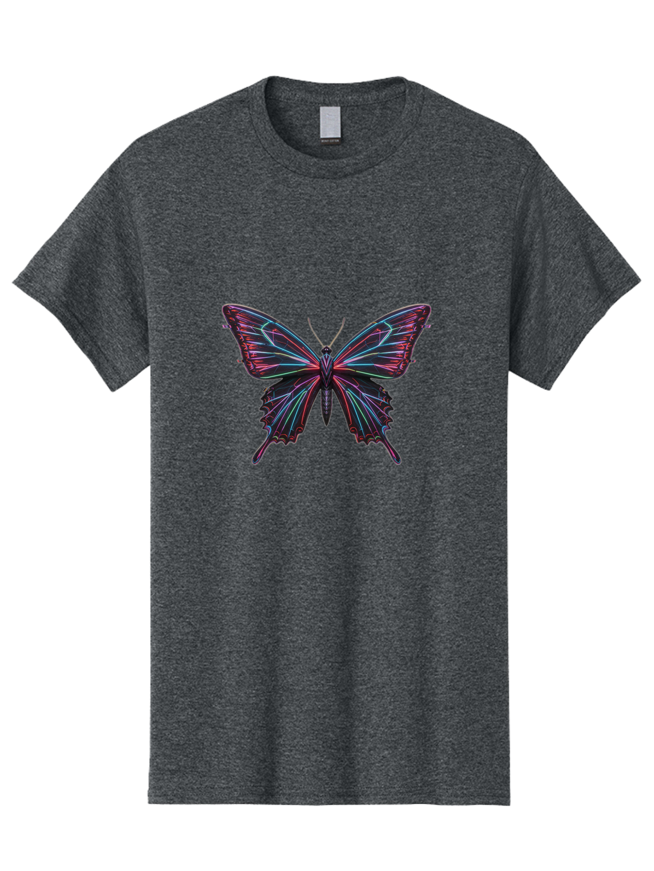 Butterfly-18 Men'S Graphic Tee, 100% Cotton, Comfortable Casual Summer Wear, Machine Washable, Vintage Camera, Old Camera, Antique Camera, Black Camera, Classic Photography, Photography Equipment, Nostalgic Device, Film Camera, Camera Art Bah650