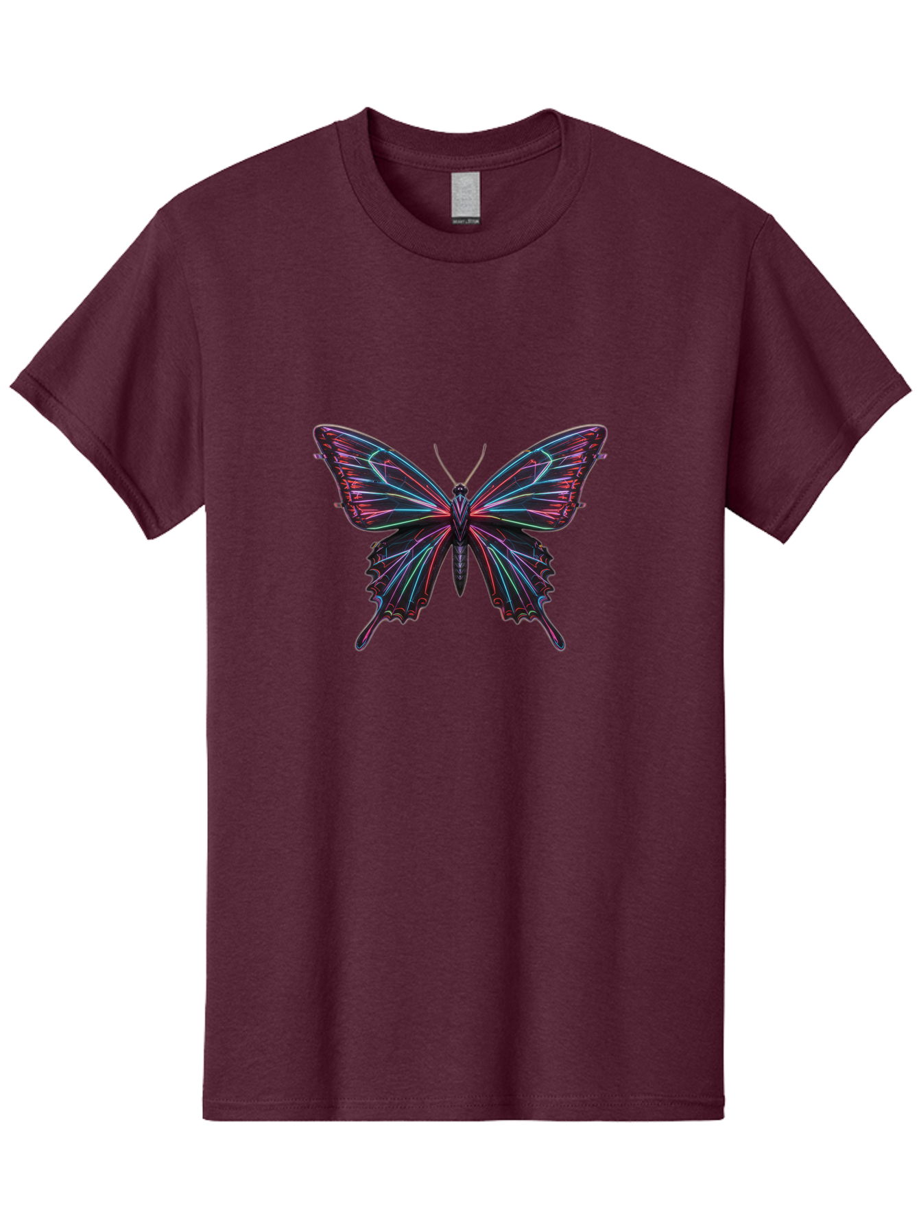 Butterfly-18 Men'S Graphic Tee, 100% Cotton, Comfortable Casual Summer Wear, Machine Washable, Vintage Camera, Old Camera, Antique Camera, Black Camera, Classic Photography, Photography Equipment, Nostalgic Device, Film Camera, Camera Art Bah650