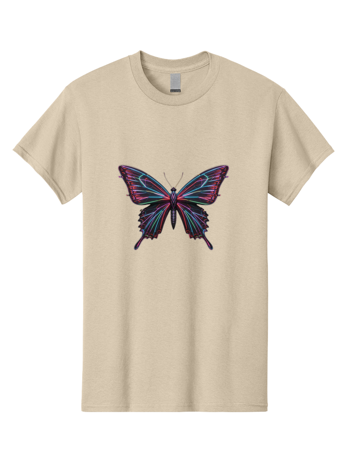 Butterfly-18 Men'S Graphic Tee, 100% Cotton, Comfortable Casual Summer Wear, Machine Washable, Vintage Camera, Old Camera, Antique Camera, Black Camera, Classic Photography, Photography Equipment, Nostalgic Device, Film Camera, Camera Art Bah650