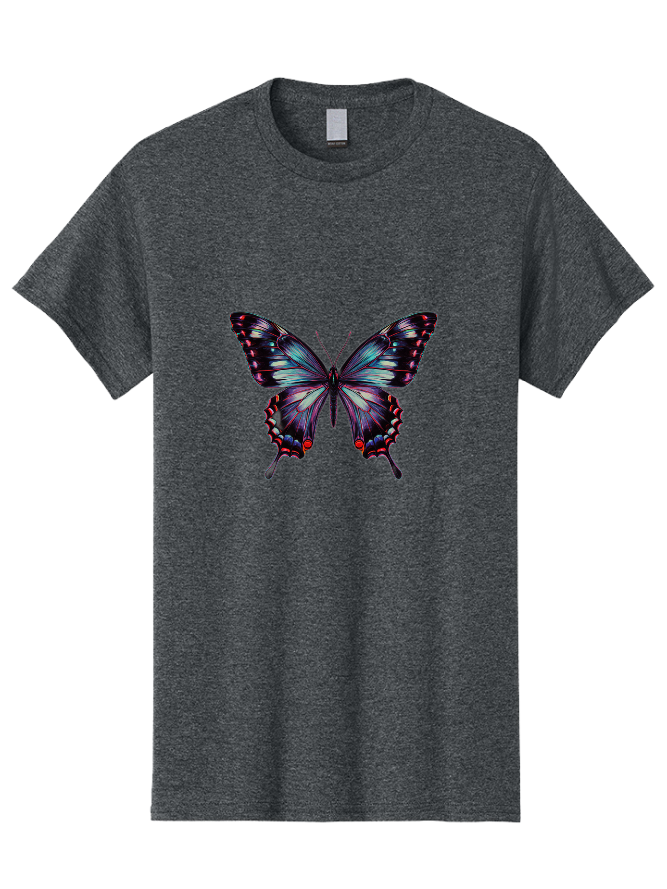 Butterfly-19 Men'S Graphic Tee, 100% Cotton, Comfortable Casual Summer Wear, Machine Washable, Vintage Camera, Old Camera, Antique Camera, Black Camera, Classic Photography, Photography Equipment, Nostalgic Device, Film Camera, Camera Art Bah651