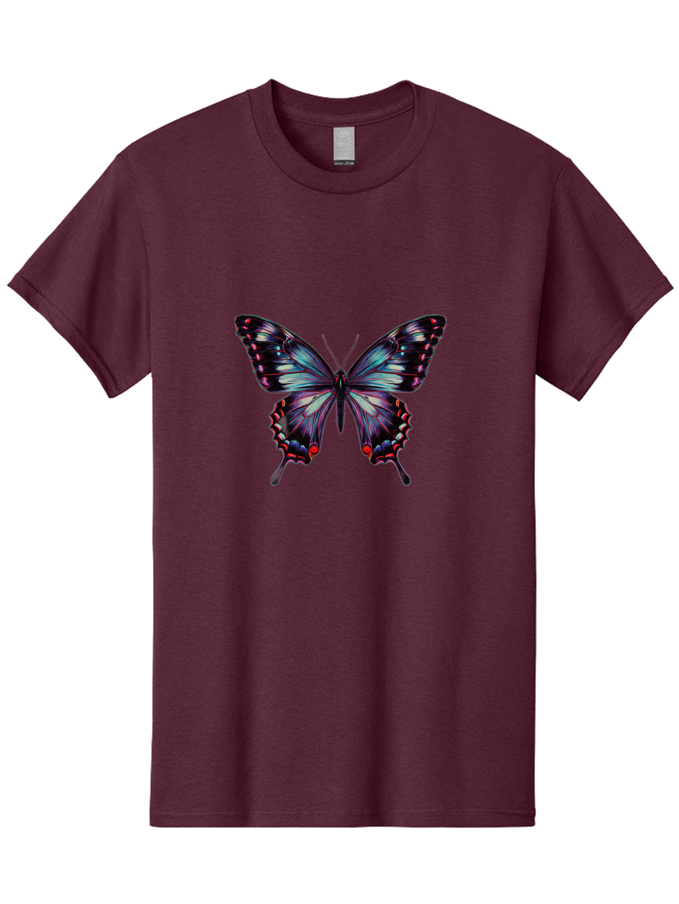 Butterfly-19 Men'S Graphic Tee, 100% Cotton, Comfortable Casual Summer Wear, Machine Washable, Vintage Camera, Old Camera, Antique Camera, Black Camera, Classic Photography, Photography Equipment, Nostalgic Device, Film Camera, Camera Art Bah651