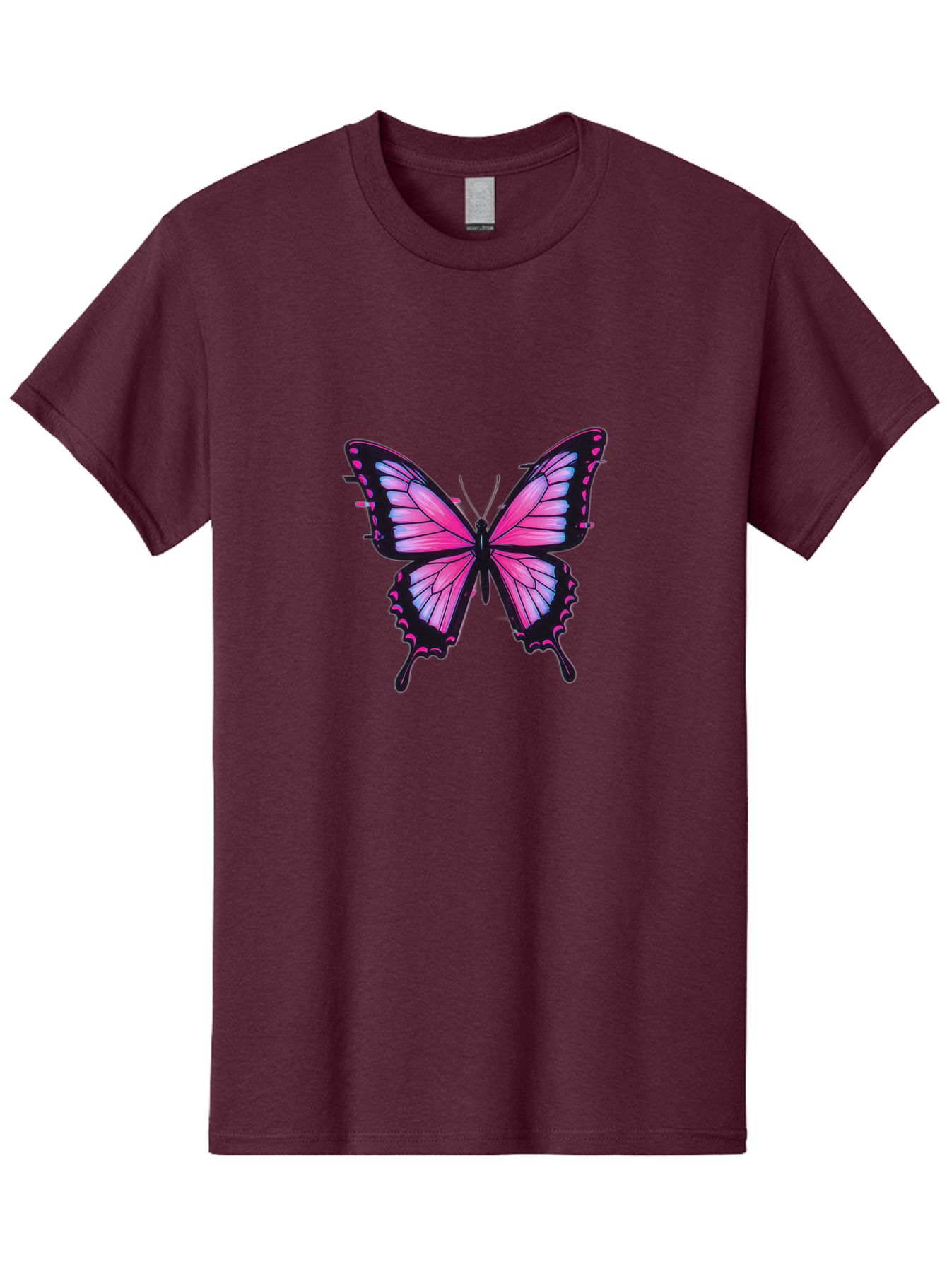 Butterfly-2 Men'S Graphic Tee, 100% Cotton, Comfortable Casual Summer Wear, Machine Washable, Vintage Camera, Old Camera, Antique Camera, Black Camera, Classic Photography, Photography Equipment, Nostalgic Device, Film Camera, Camera Art Bah652