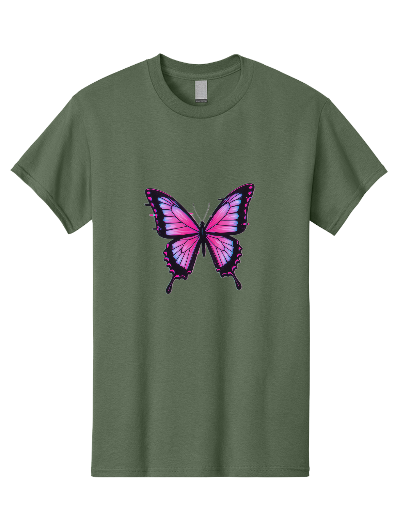 Butterfly-2 Men'S Graphic Tee, 100% Cotton, Comfortable Casual Summer Wear, Machine Washable, Vintage Camera, Old Camera, Antique Camera, Black Camera, Classic Photography, Photography Equipment, Nostalgic Device, Film Camera, Camera Art Bah652