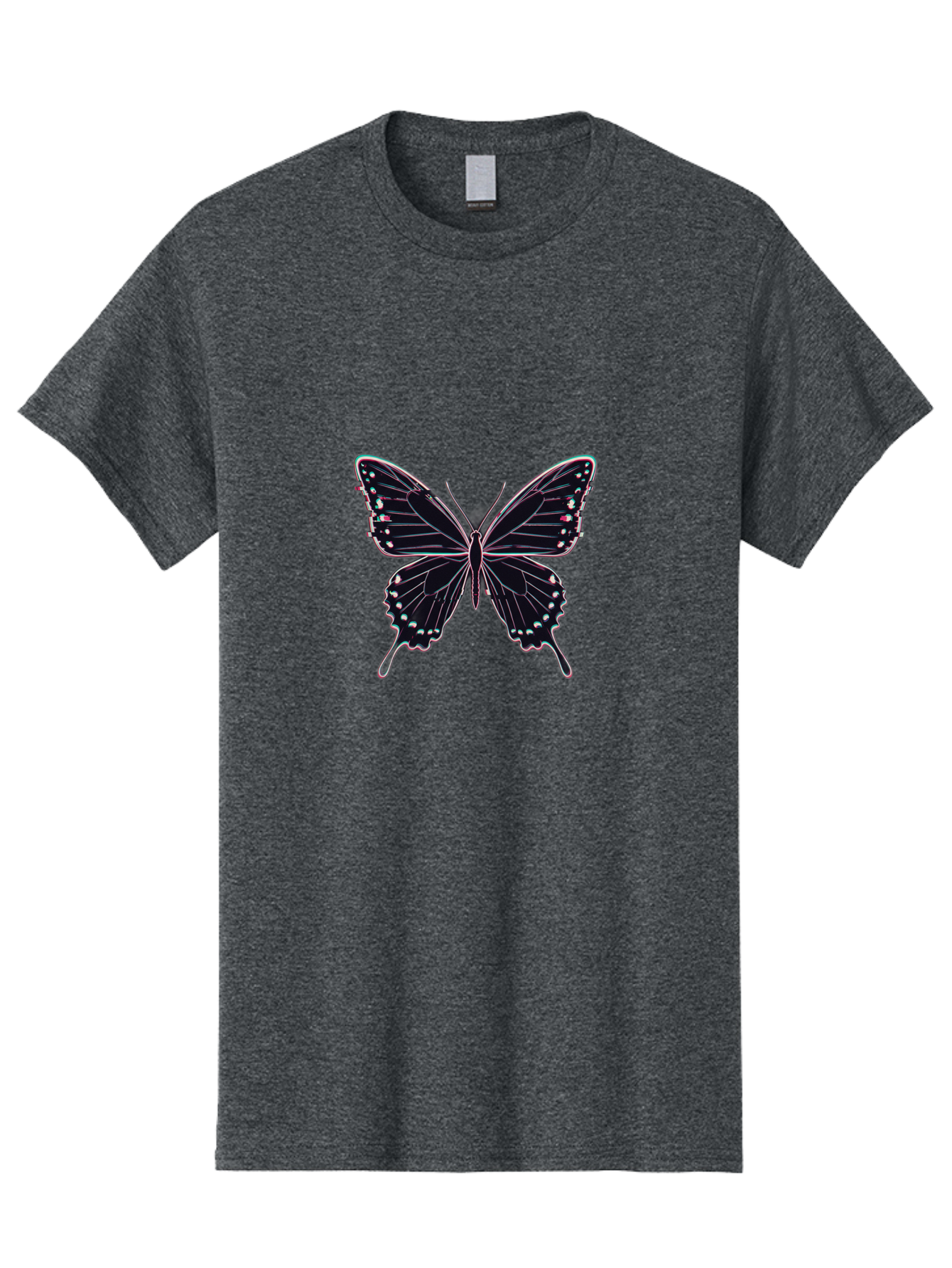 Butterfly-20 Men'S Graphic Tee, 100% Cotton, Comfortable Casual Summer Wear, Machine Washable, Vintage Camera, Old Camera, Antique Camera, Black Camera, Classic Photography, Photography Equipment, Nostalgic Device, Film Camera, Camera Art Bah653