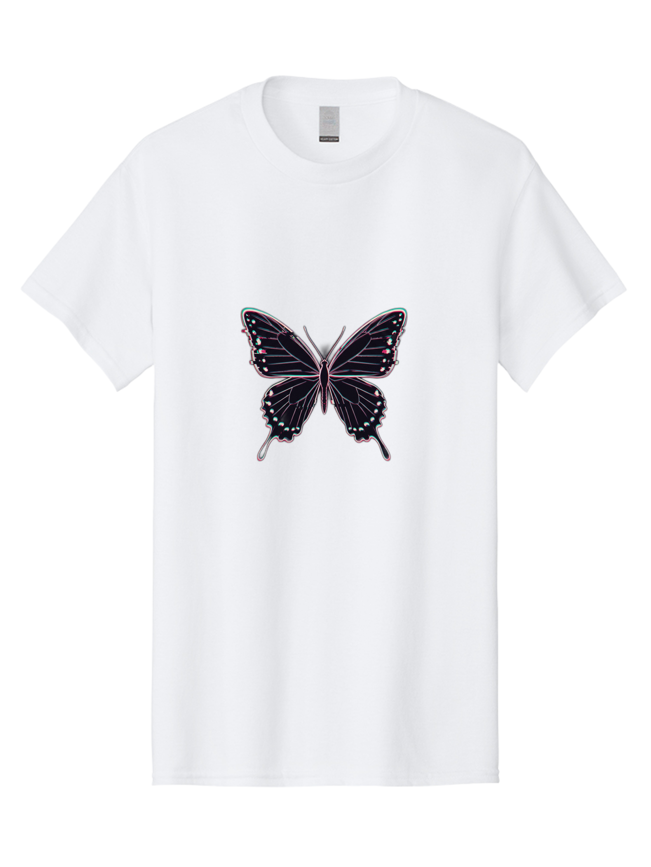 Butterfly-20 Men'S Graphic Tee, 100% Cotton, Comfortable Casual Summer Wear, Machine Washable, Vintage Camera, Old Camera, Antique Camera, Black Camera, Classic Photography, Photography Equipment, Nostalgic Device, Film Camera, Camera Art Bah653
