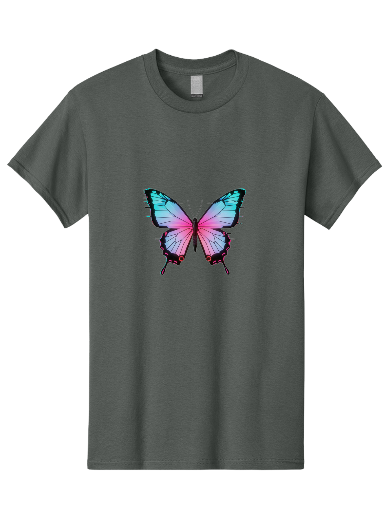 Butterfly-21 Men'S Graphic Tee, 100% Cotton, Comfortable Casual Summer Wear, Machine Washable, Vintage Camera, Old Camera, Antique Camera, Black Camera, Classic Photography, Photography Equipment, Nostalgic Device, Film Camera, Camera Art Bah654
