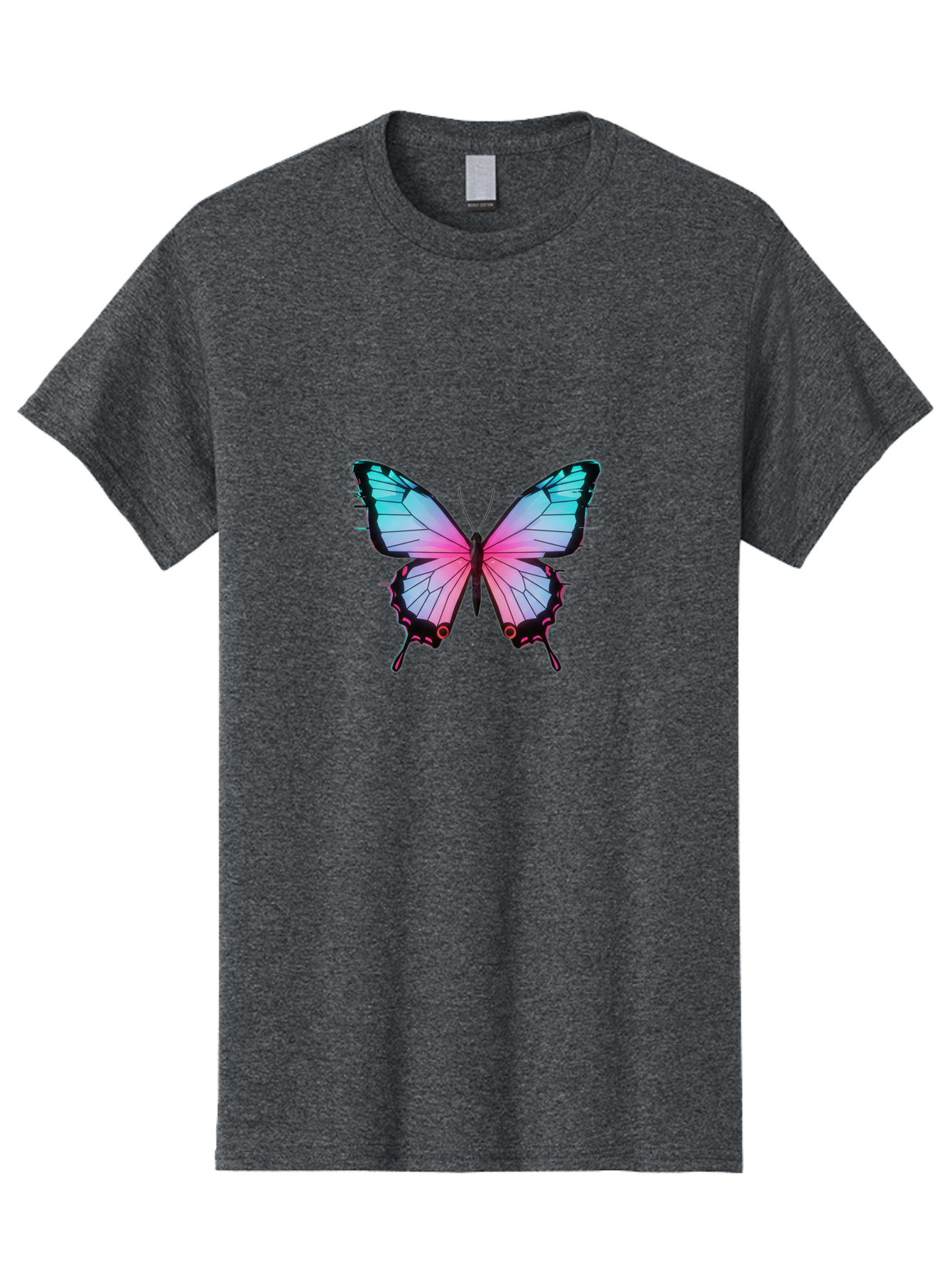 Butterfly-21 Men'S Graphic Tee, 100% Cotton, Comfortable Casual Summer Wear, Machine Washable, Vintage Camera, Old Camera, Antique Camera, Black Camera, Classic Photography, Photography Equipment, Nostalgic Device, Film Camera, Camera Art Bah654
