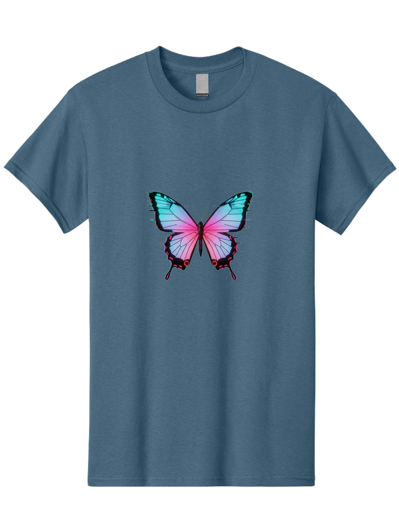 Butterfly-21 Men'S Graphic Tee, 100% Cotton, Comfortable Casual Summer Wear, Machine Washable, Vintage Camera, Old Camera, Antique Camera, Black Camera, Classic Photography, Photography Equipment, Nostalgic Device, Film Camera, Camera Art Bah654