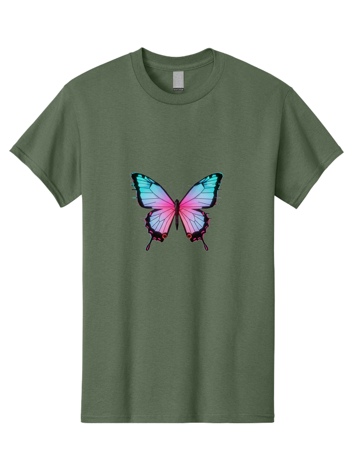 Butterfly-21 Men'S Graphic Tee, 100% Cotton, Comfortable Casual Summer Wear, Machine Washable, Vintage Camera, Old Camera, Antique Camera, Black Camera, Classic Photography, Photography Equipment, Nostalgic Device, Film Camera, Camera Art Bah654