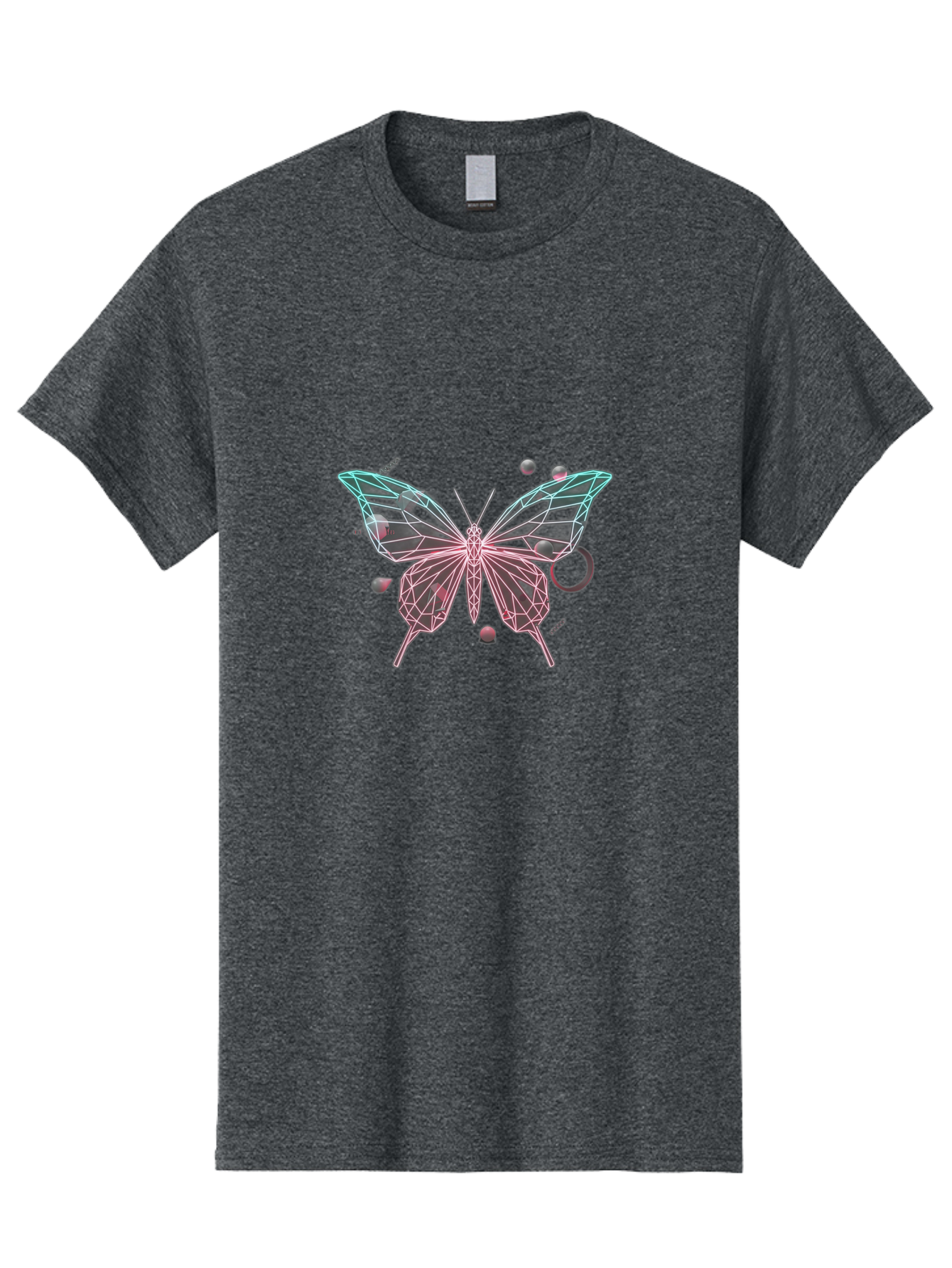 Butterfly-25 Men'S Graphic Tee, 100% Cotton, Comfortable Casual Summer Wear, Machine Washable, Vintage Camera, Old Camera, Antique Camera, Black Camera, Classic Photography, Photography Equipment, Nostalgic Device, Film Camera, Camera Art Bah658