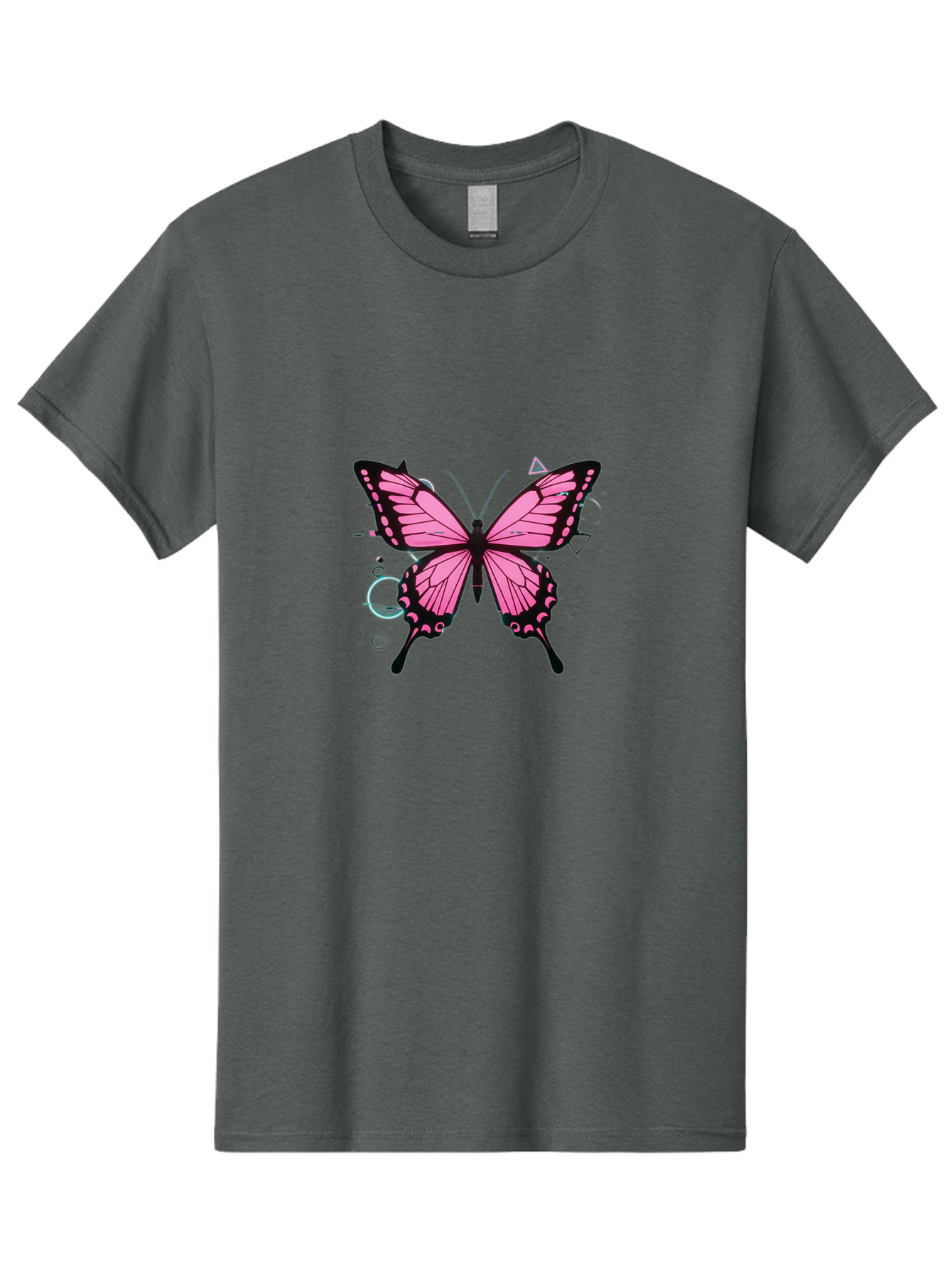 Butterfly-26 Men'S Graphic Tee, 100% Cotton, Comfortable Casual Summer Wear, Machine Washable, Vintage Camera, Old Camera, Antique Camera, Black Camera, Classic Photography, Photography Equipment, Nostalgic Device, Film Camera, Camera Art Bah659