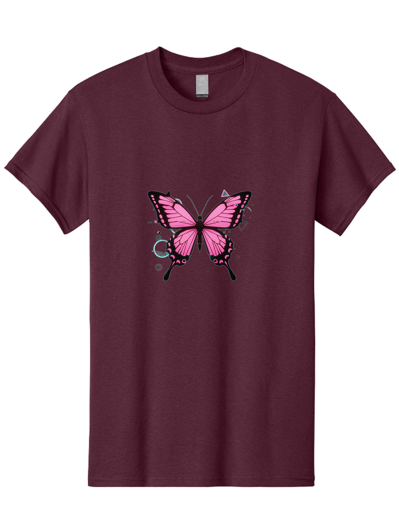 Butterfly-26 Men'S Graphic Tee, 100% Cotton, Comfortable Casual Summer Wear, Machine Washable, Vintage Camera, Old Camera, Antique Camera, Black Camera, Classic Photography, Photography Equipment, Nostalgic Device, Film Camera, Camera Art Bah659