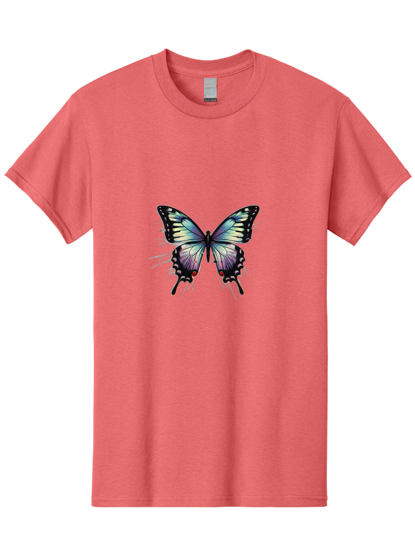 Butterfly-28 Men'S Graphic Tee, 100% Cotton, Comfortable Casual Summer Wear, Machine Washable, Vintage Camera, Old Camera, Antique Camera, Black Camera, Classic Photography, Photography Equipment, Nostalgic Device, Film Camera, Camera Art Bah661