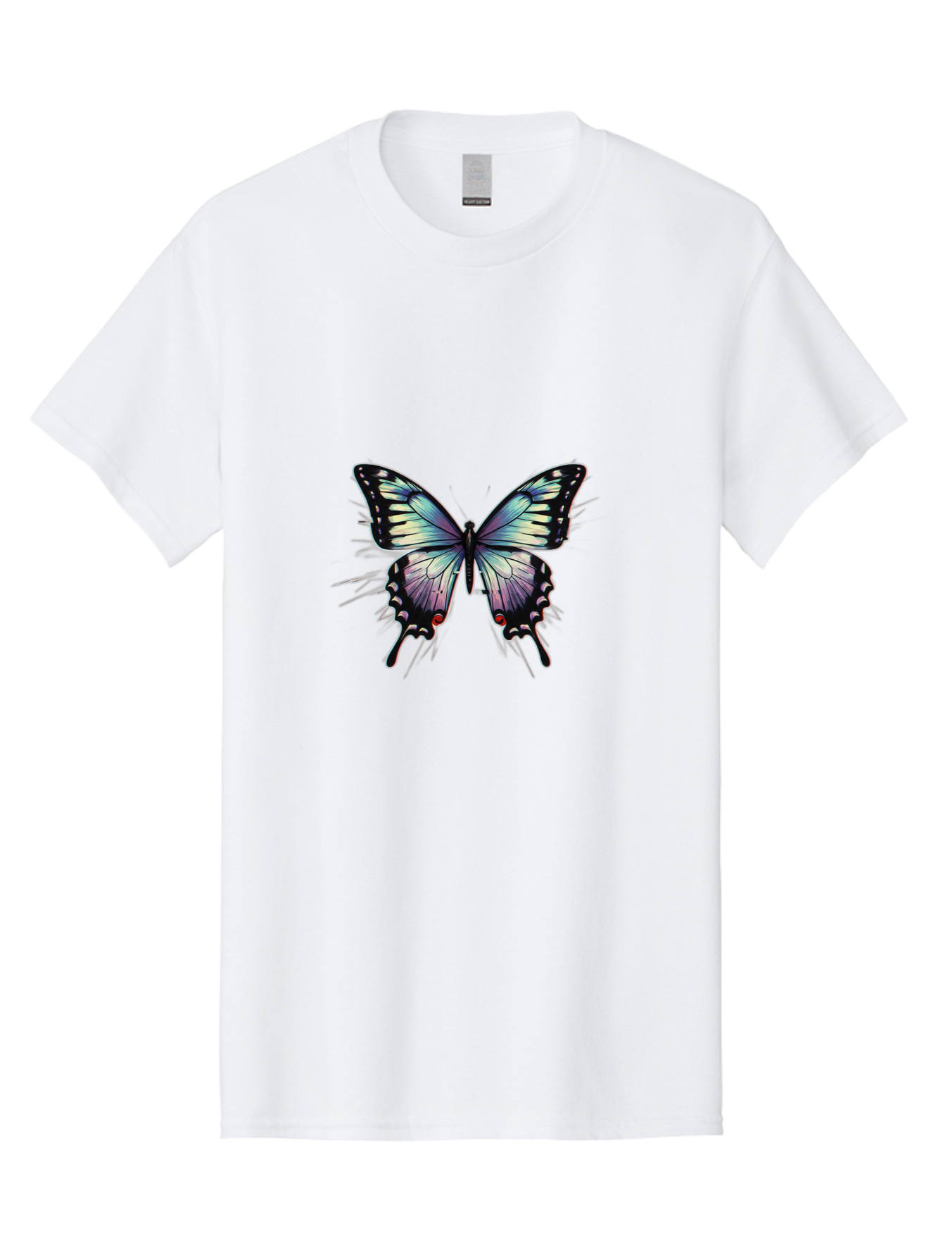 Butterfly-28 Men'S Graphic Tee, 100% Cotton, Comfortable Casual Summer Wear, Machine Washable, Vintage Camera, Old Camera, Antique Camera, Black Camera, Classic Photography, Photography Equipment, Nostalgic Device, Film Camera, Camera Art Bah661