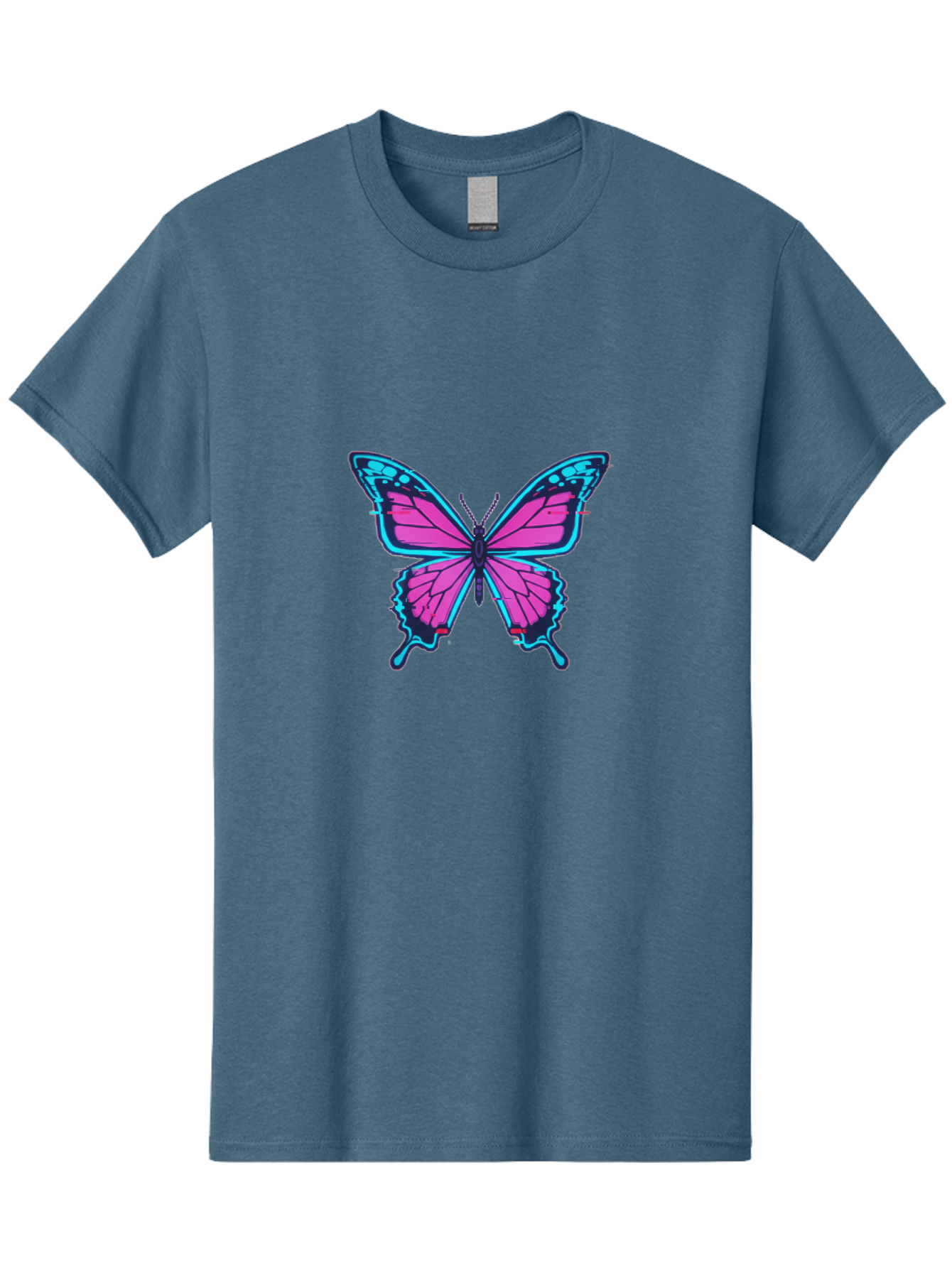 Butterfly-3 Men'S Graphic Tee, 100% Cotton, Comfortable Casual Summer Wear, Machine Washable, Vintage Camera, Old Camera, Antique Camera, Black Camera, Classic Photography, Photography Equipment, Nostalgic Device, Film Camera, Camera Art Bah663
