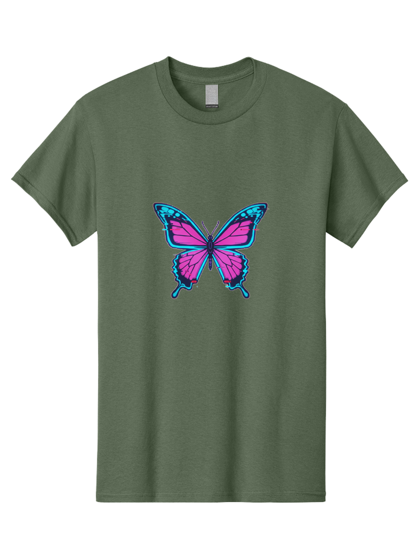 Butterfly-3 Men'S Graphic Tee, 100% Cotton, Comfortable Casual Summer Wear, Machine Washable, Vintage Camera, Old Camera, Antique Camera, Black Camera, Classic Photography, Photography Equipment, Nostalgic Device, Film Camera, Camera Art Bah663
