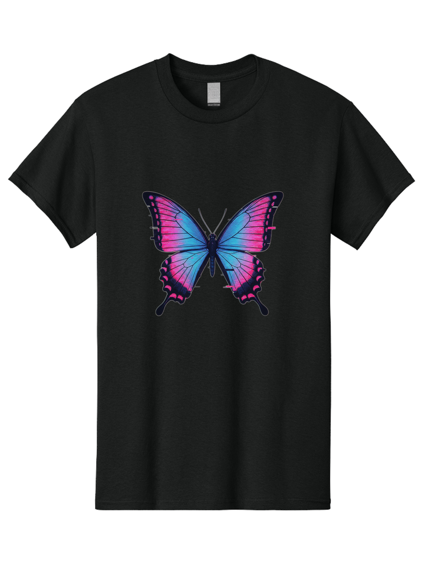 Butterfly-4 Men'S Graphic Tee, 100% Cotton, Comfortable Casual Summer Wear, Machine Washable, Vintage Camera, Old Camera, Antique Camera, Black Camera, Classic Photography, Photography Equipment, Nostalgic Device, Film Camera, Camera Art Bah664