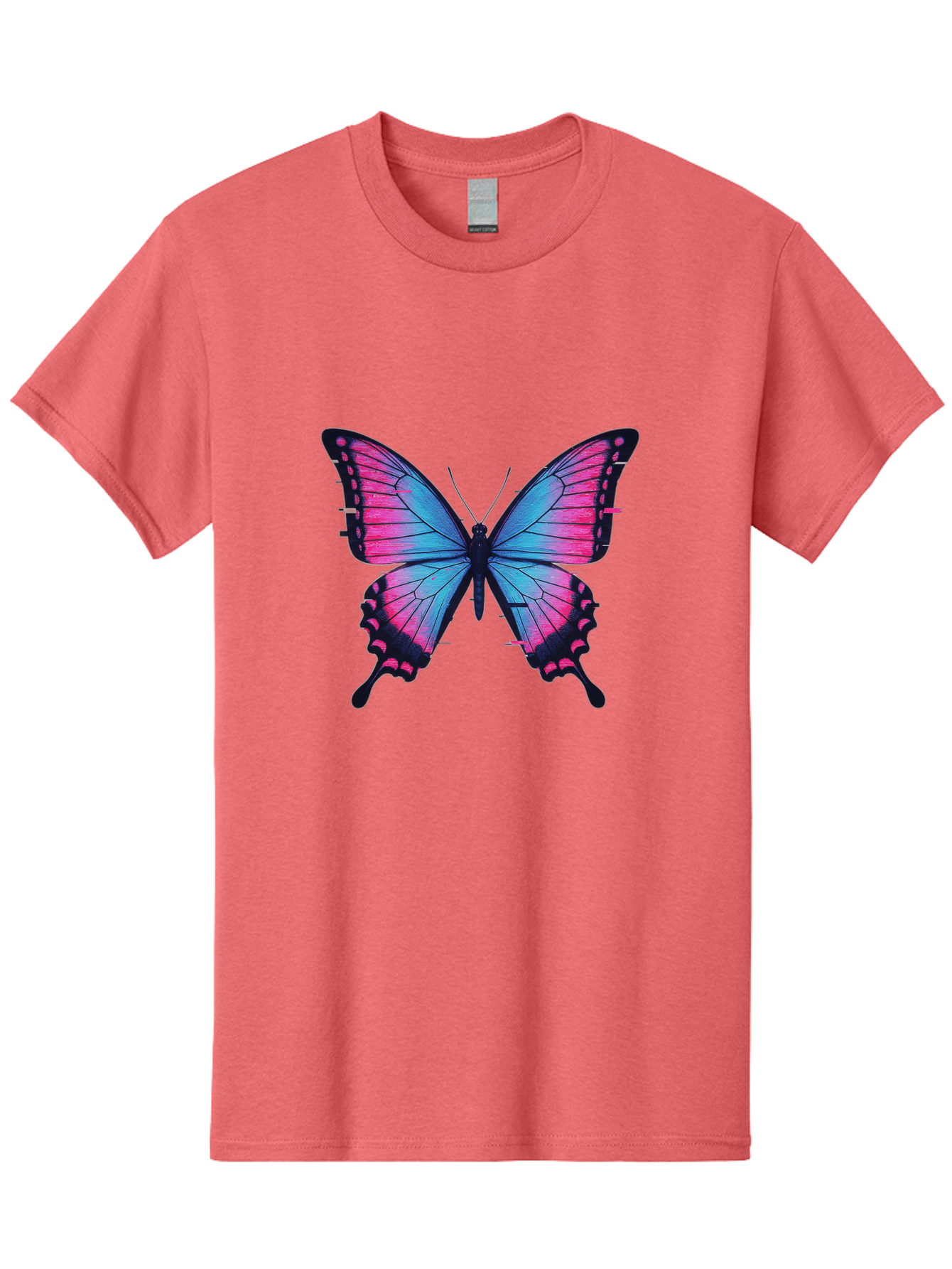 Butterfly-4 Men'S Graphic Tee, 100% Cotton, Comfortable Casual Summer Wear, Machine Washable, Vintage Camera, Old Camera, Antique Camera, Black Camera, Classic Photography, Photography Equipment, Nostalgic Device, Film Camera, Camera Art Bah664