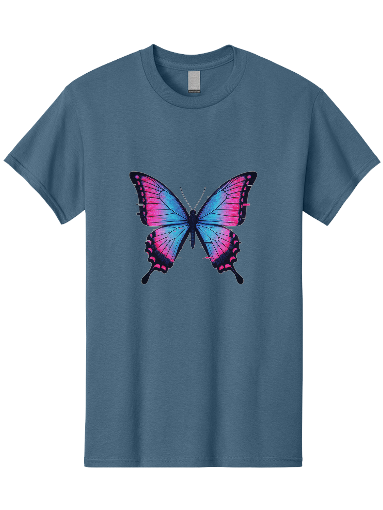 Butterfly-4 Men'S Graphic Tee, 100% Cotton, Comfortable Casual Summer Wear, Machine Washable, Vintage Camera, Old Camera, Antique Camera, Black Camera, Classic Photography, Photography Equipment, Nostalgic Device, Film Camera, Camera Art Bah664