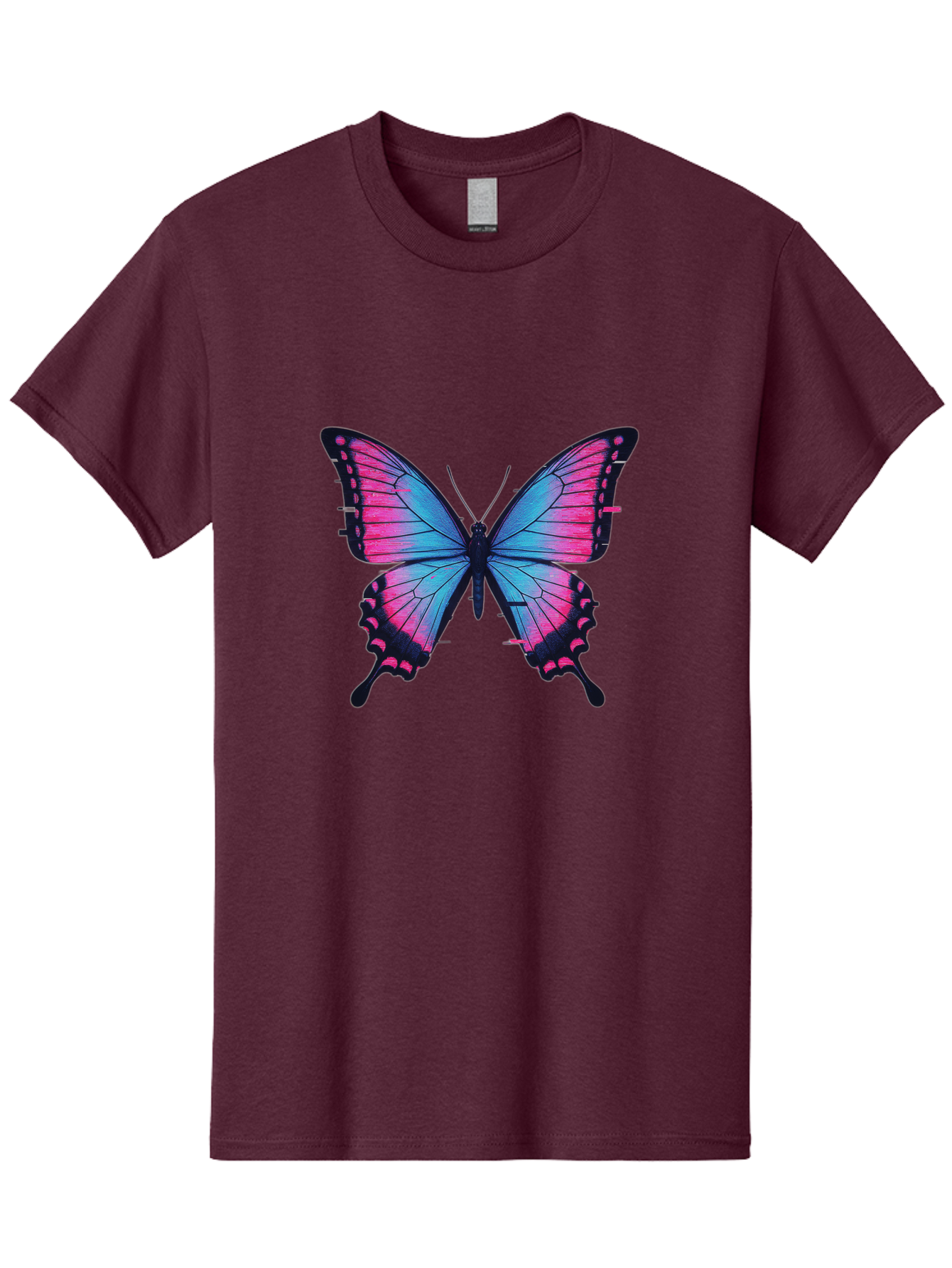 Butterfly-4 Men'S Graphic Tee, 100% Cotton, Comfortable Casual Summer Wear, Machine Washable, Vintage Camera, Old Camera, Antique Camera, Black Camera, Classic Photography, Photography Equipment, Nostalgic Device, Film Camera, Camera Art Bah664