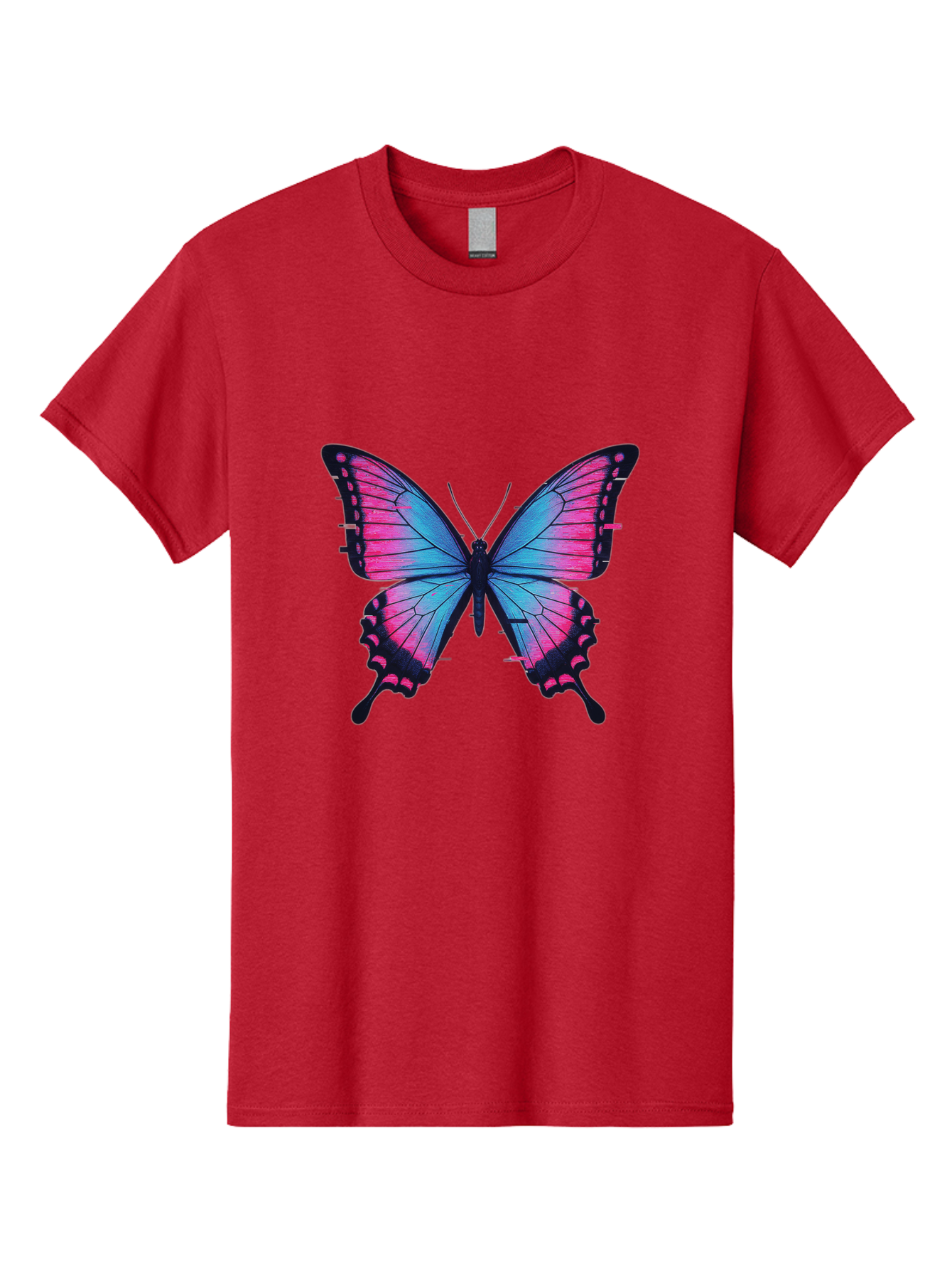 Butterfly-4 Men'S Graphic Tee, 100% Cotton, Comfortable Casual Summer Wear, Machine Washable, Vintage Camera, Old Camera, Antique Camera, Black Camera, Classic Photography, Photography Equipment, Nostalgic Device, Film Camera, Camera Art Bah664