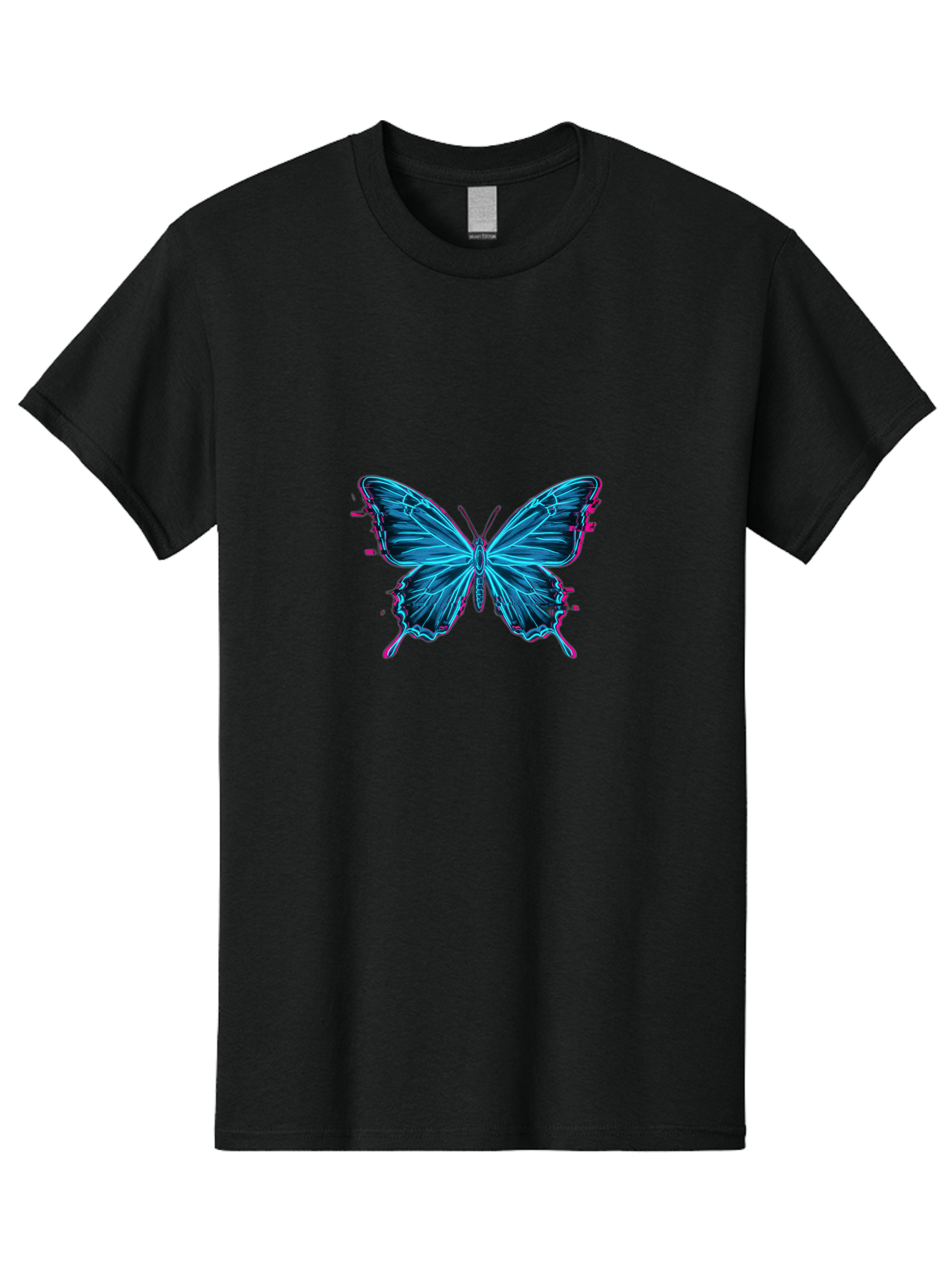 Butterfly-5 Men'S Graphic Tee, 100% Cotton, Comfortable Casual Summer Wear, Machine Washable, Vintage Camera, Old Camera, Antique Camera, Black Camera, Classic Photography, Photography Equipment, Nostalgic Device, Film Camera, Camera Art Bah665