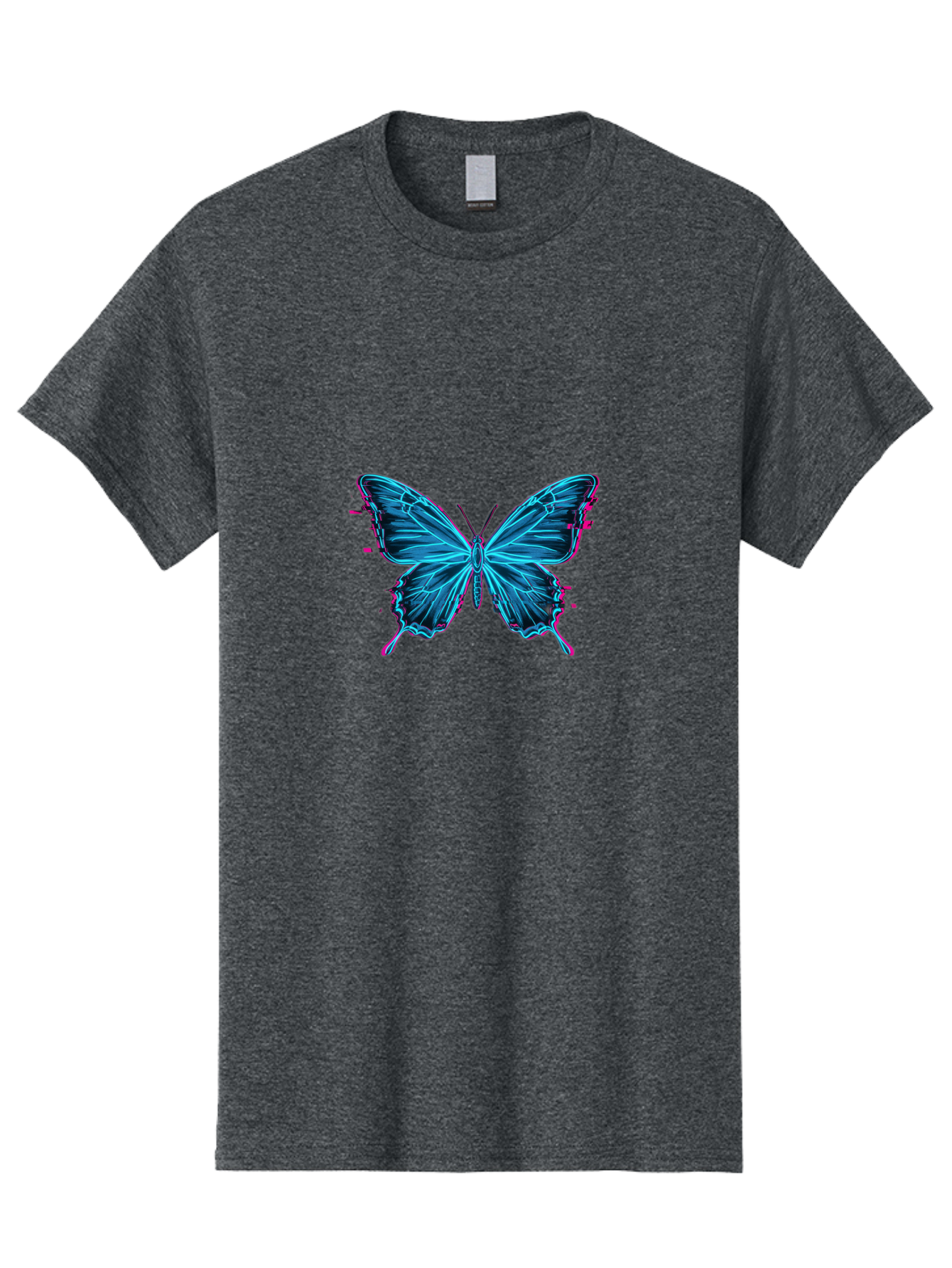 Butterfly-5 Men'S Graphic Tee, 100% Cotton, Comfortable Casual Summer Wear, Machine Washable, Vintage Camera, Old Camera, Antique Camera, Black Camera, Classic Photography, Photography Equipment, Nostalgic Device, Film Camera, Camera Art Bah665