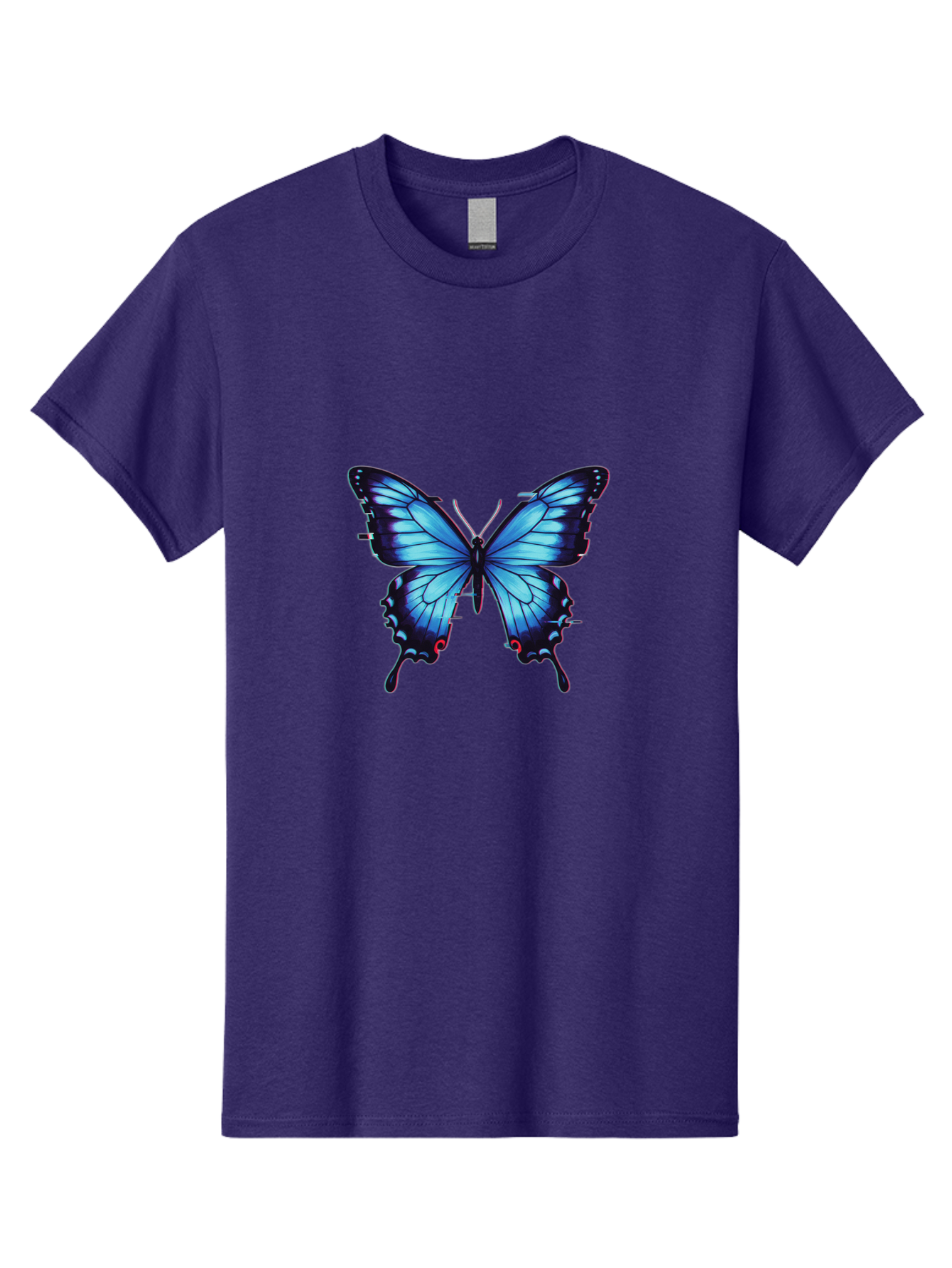Butterfly-7 Men'S Graphic Tee, 100% Cotton, Comfortable Casual Summer Wear, Machine Washable, Vintage Camera, Old Camera, Antique Camera, Black Camera, Classic Photography, Photography Equipment, Nostalgic Device, Film Camera, Camera Art Bah667