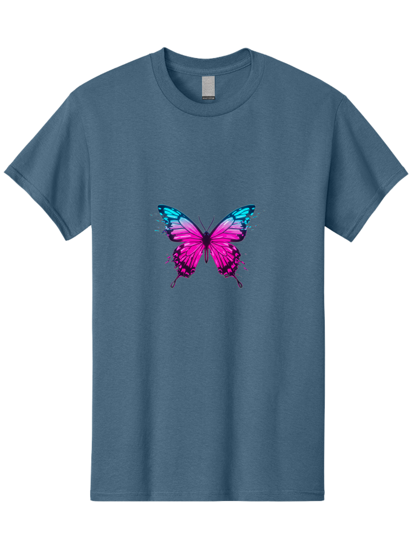 Butterfly-8 Men'S Graphic Tee, 100% Cotton, Comfortable Casual Summer Wear, Machine Washable, Vintage Camera, Old Camera, Antique Camera, Black Camera, Classic Photography, Photography Equipment, Nostalgic Device, Film Camera, Camera Art Bah668