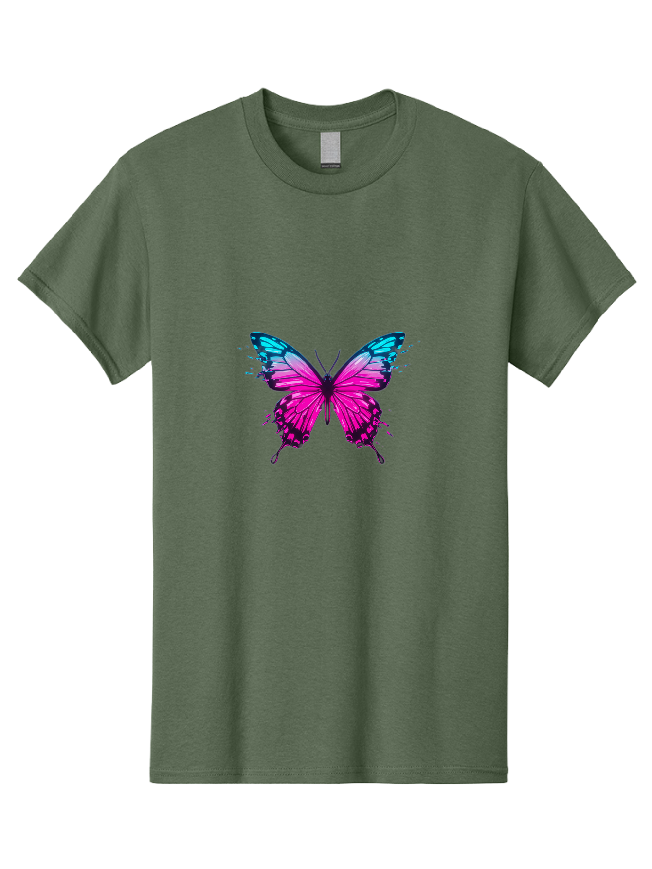 Butterfly-8 Men'S Graphic Tee, 100% Cotton, Comfortable Casual Summer Wear, Machine Washable, Vintage Camera, Old Camera, Antique Camera, Black Camera, Classic Photography, Photography Equipment, Nostalgic Device, Film Camera, Camera Art Bah668