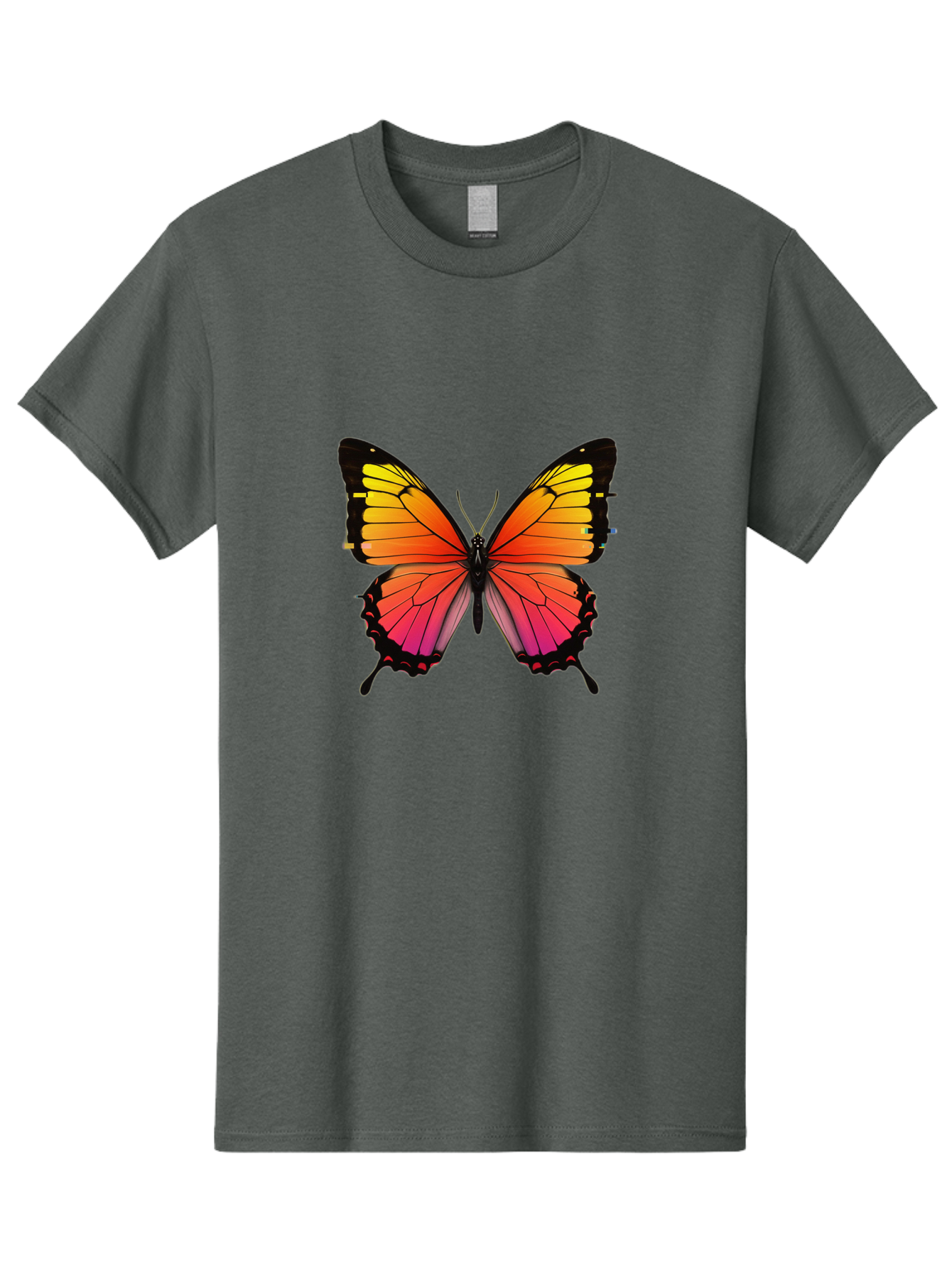 Butterfly-9 Men'S Graphic Tee, 100% Cotton, Comfortable Casual Summer Wear, Machine Washable, Vintage Camera, Old Camera, Antique Camera, Black Camera, Classic Photography, Photography Equipment, Nostalgic Device, Film Camera, Camera Art Bah669