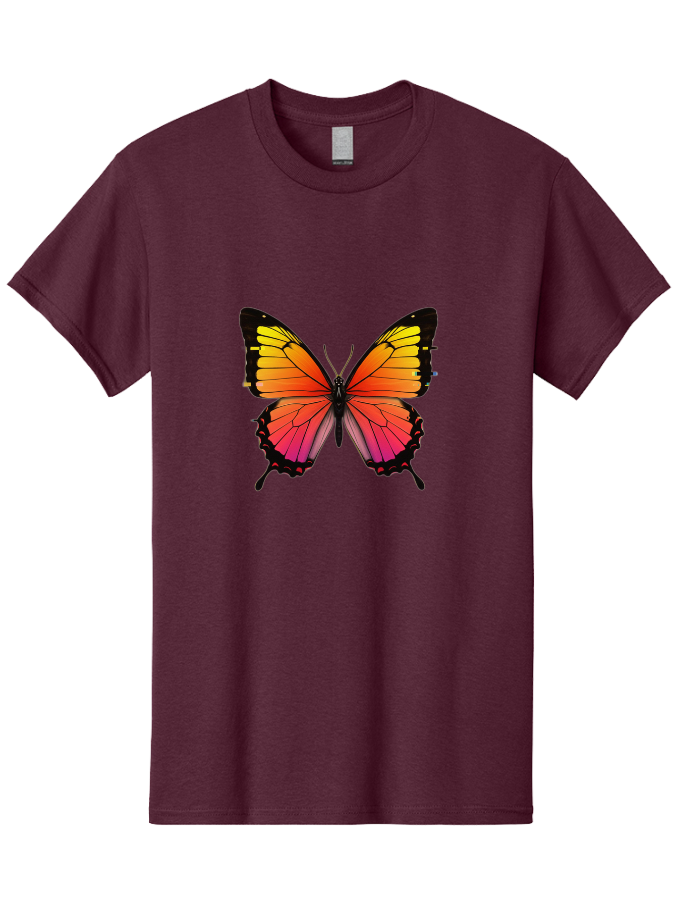 Butterfly-9 Men'S Graphic Tee, 100% Cotton, Comfortable Casual Summer Wear, Machine Washable, Vintage Camera, Old Camera, Antique Camera, Black Camera, Classic Photography, Photography Equipment, Nostalgic Device, Film Camera, Camera Art Bah669