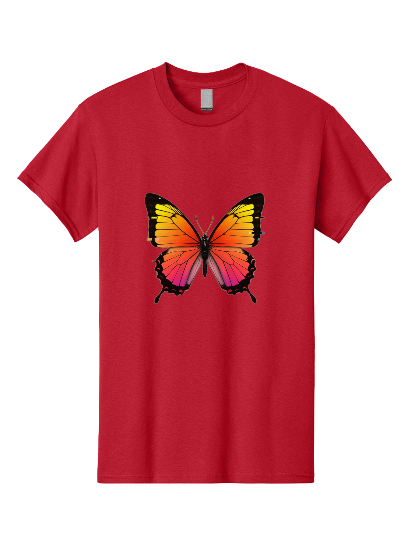 Butterfly-9 Men'S Graphic Tee, 100% Cotton, Comfortable Casual Summer Wear, Machine Washable, Vintage Camera, Old Camera, Antique Camera, Black Camera, Classic Photography, Photography Equipment, Nostalgic Device, Film Camera, Camera Art Bah669