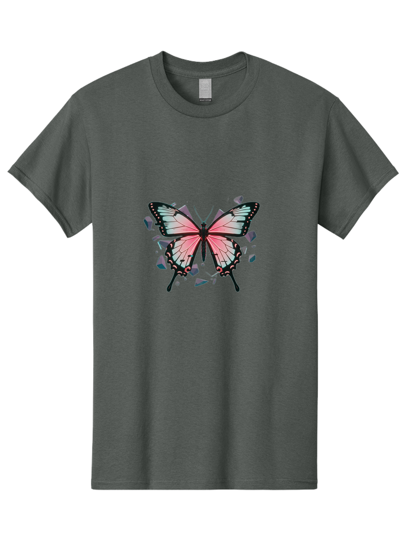 Butterfly-Emerging Men'S Graphic Tee, 100% Cotton, Comfortable Casual Summer Wear, Machine Washable, Vintage Camera, Old Camera, Antique Camera, Black Camera, Classic Photography, Photography Equipment, Nostalgic Device, Film Camera, Bah671