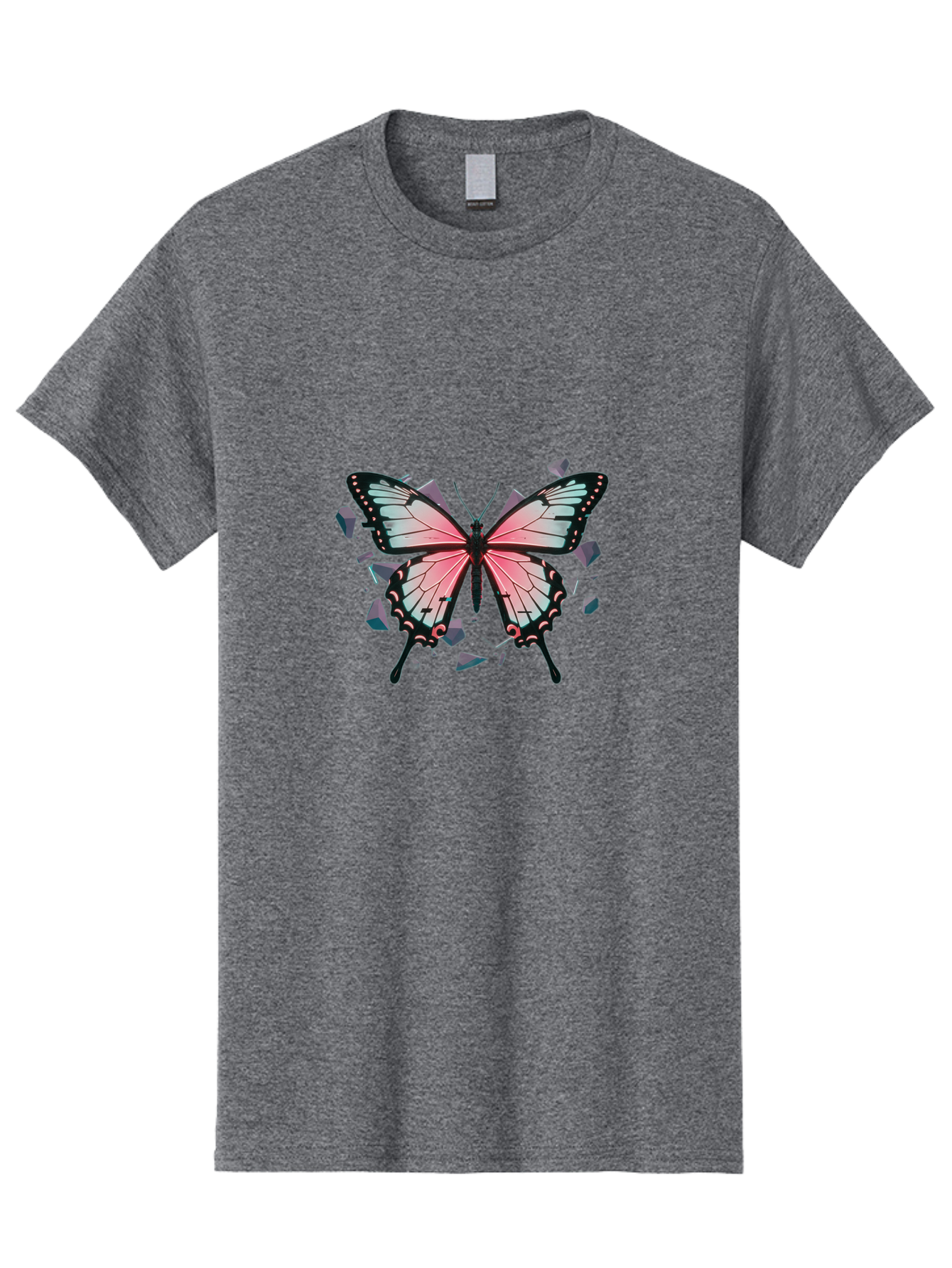 Butterfly-Emerging Men'S Graphic Tee, 100% Cotton, Comfortable Casual Summer Wear, Machine Washable, Vintage Camera, Old Camera, Antique Camera, Black Camera, Classic Photography, Photography Equipment, Nostalgic Device, Film Camera, Bah671