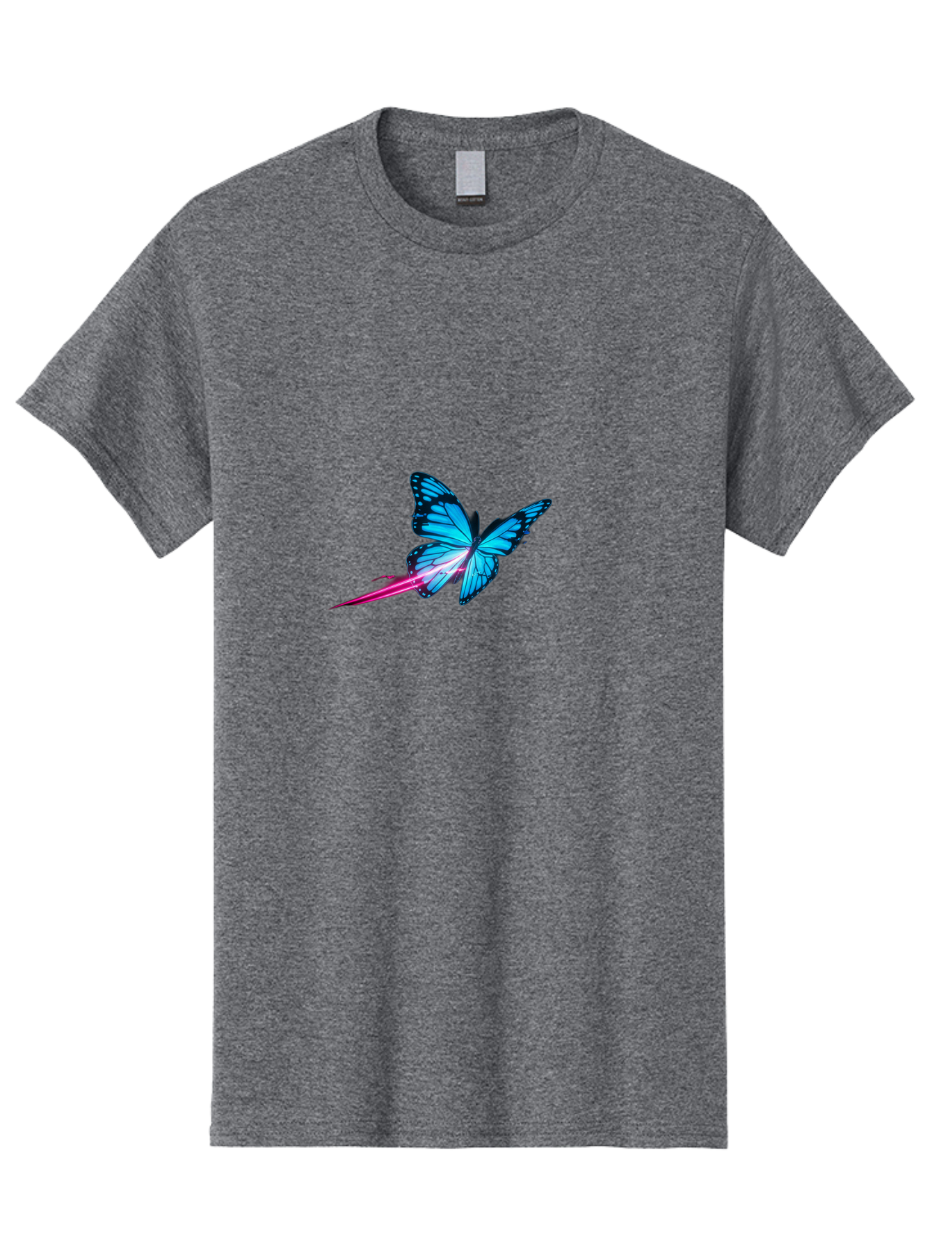 Butterfly-With-Neon-Trail Men'S Graphic Tee, 100% Cotton, Comfortable Casual Summer Wear, Machine Washable, Vintage Camera, Old Camera, Antique Camera, Black Camera, Classic Photography, Photography Equipment, Nostalgic Device, Film Camera, Bah673