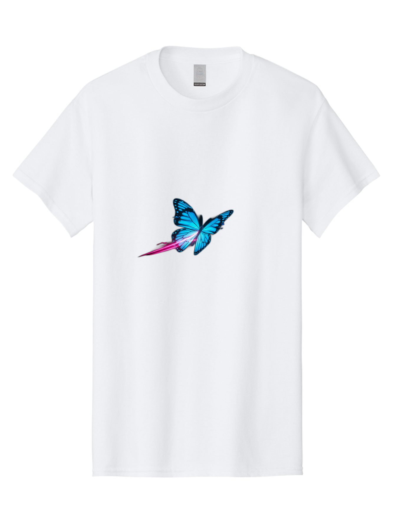 Butterfly-With-Neon-Trail Men'S Graphic Tee, 100% Cotton, Comfortable Casual Summer Wear, Machine Washable, Vintage Camera, Old Camera, Antique Camera, Black Camera, Classic Photography, Photography Equipment, Nostalgic Device, Film Camera, Bah673