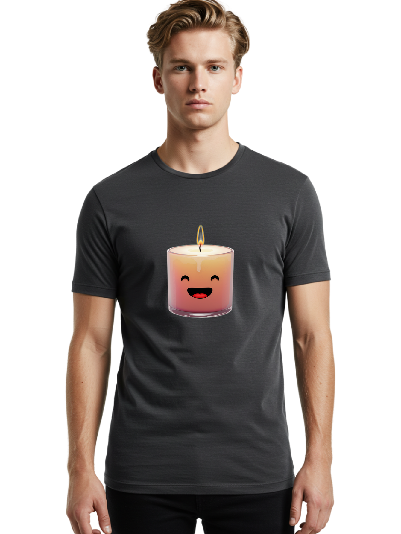 Candle-Emoji-2 Men'S Graphic Tee, 100% Cotton, Comfortable Casual Summer Wear, Machine Washable, Vintage Camera, Old Camera, Antique Camera, Black Camera, Classic Photography, Photography Equipment, Nostalgic Device, Film Camera, Camera Art Bah687