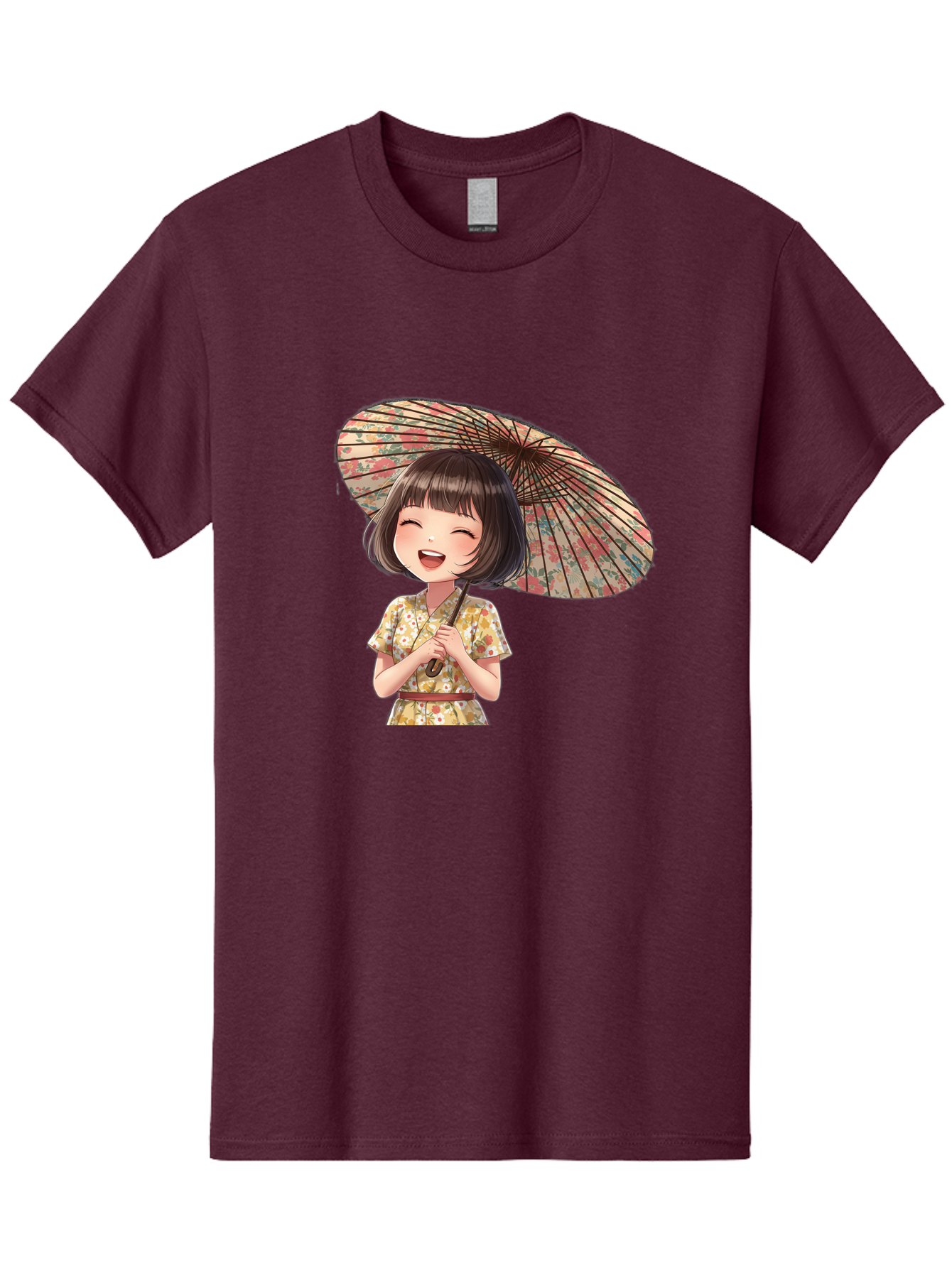 Cartoon-Girl-With-Parasol Men'S Graphic Tee, 100% Cotton, Comfortable Casual Summer Wear, Machine Washable, Vintage Camera, Old Camera, Antique Camera, Black Camera, Classic Photography, Photography Equipment, Nostalgic Device, Film Camera, Bah699