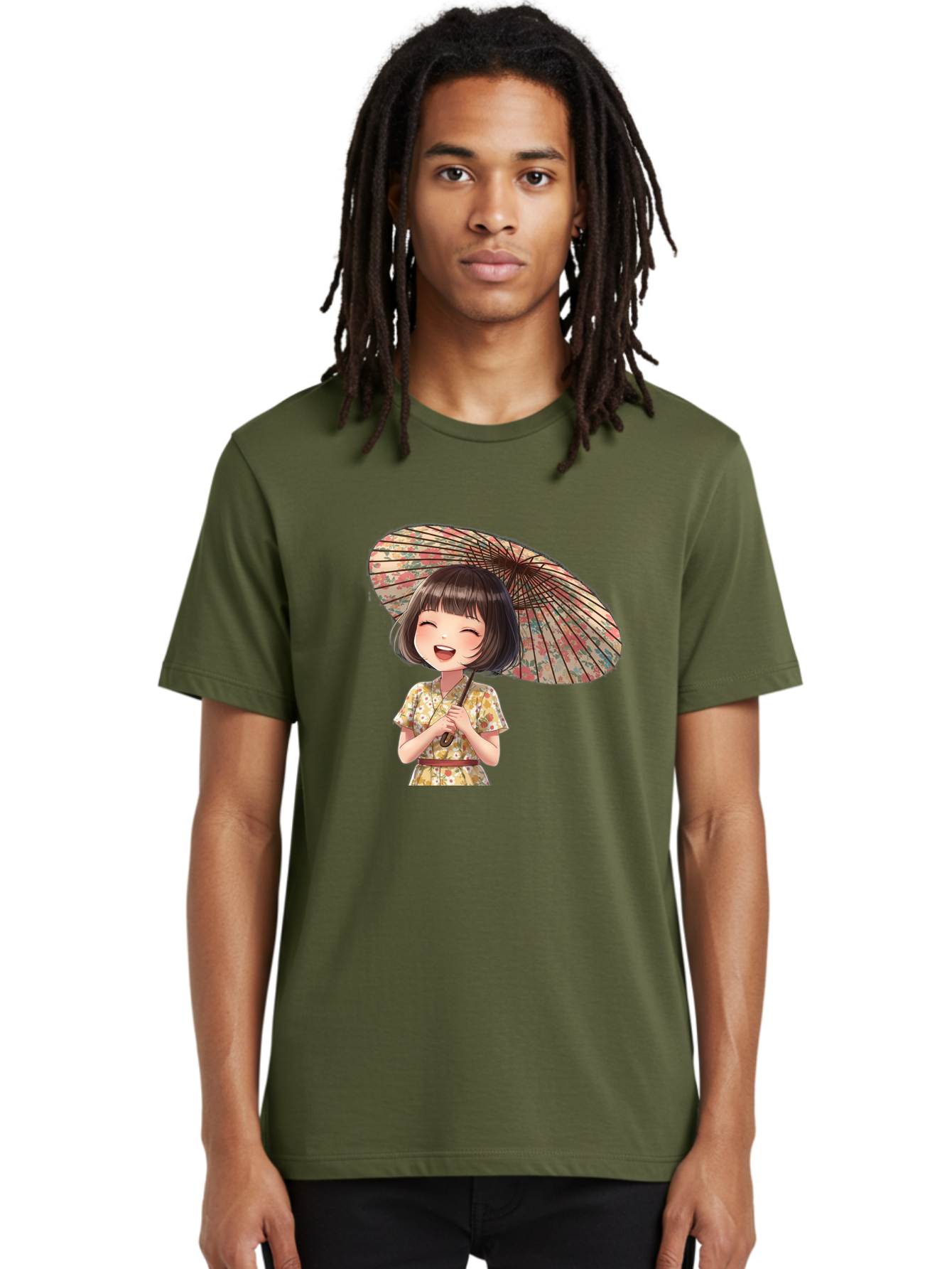 Cartoon-Girl-With-Parasol Men'S Graphic Tee, 100% Cotton, Comfortable Casual Summer Wear, Machine Washable, Vintage Camera, Old Camera, Antique Camera, Black Camera, Classic Photography, Photography Equipment, Nostalgic Device, Film Camera, Bah699