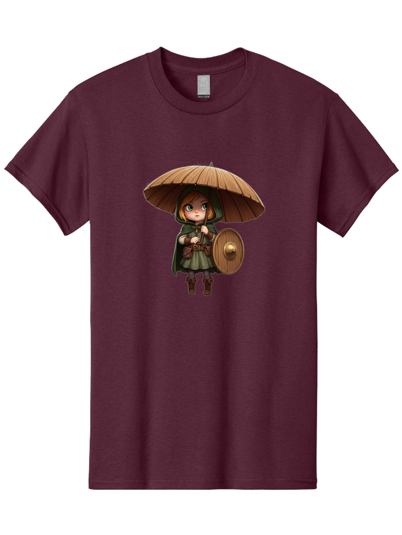 Cartoon-Girl-With-Shield-And-Umbrella Men'S Graphic Tee, 100% Cotton, Comfortable Casual Summer Wear, Machine Washable, Vintage Camera, Old Camera, Antique Camera, Black Camera, Classic Photography, Photography Equipment, Nostalgic Device, Bah700